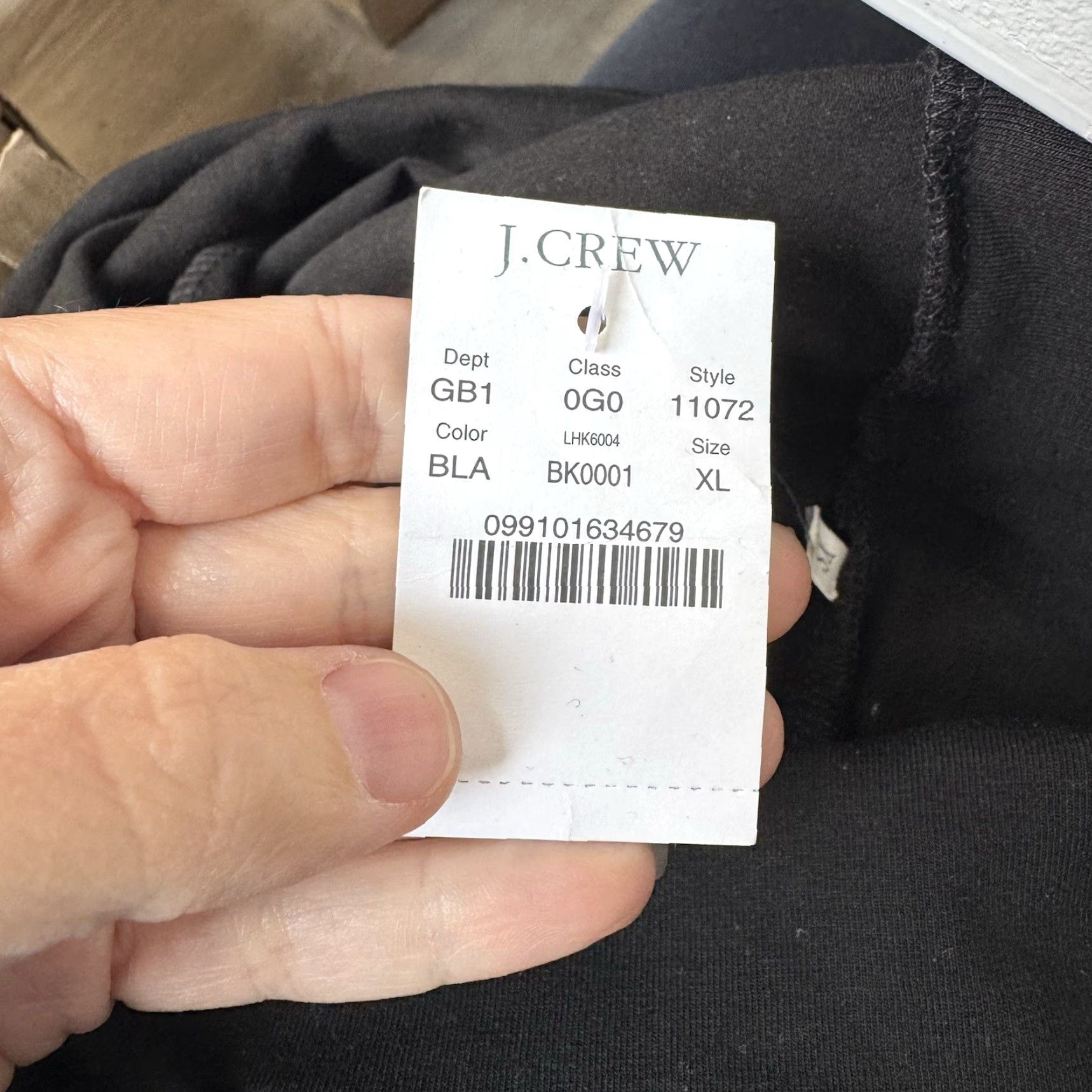 J.Crew J. Crew Black Foldover Waist Yoga Leggings XL NWT Leggings Women Athletic Activewear Slim Fit Pockets Stretch 32.5in Inseam Size 40" / US 18 - 5 Thumbnail