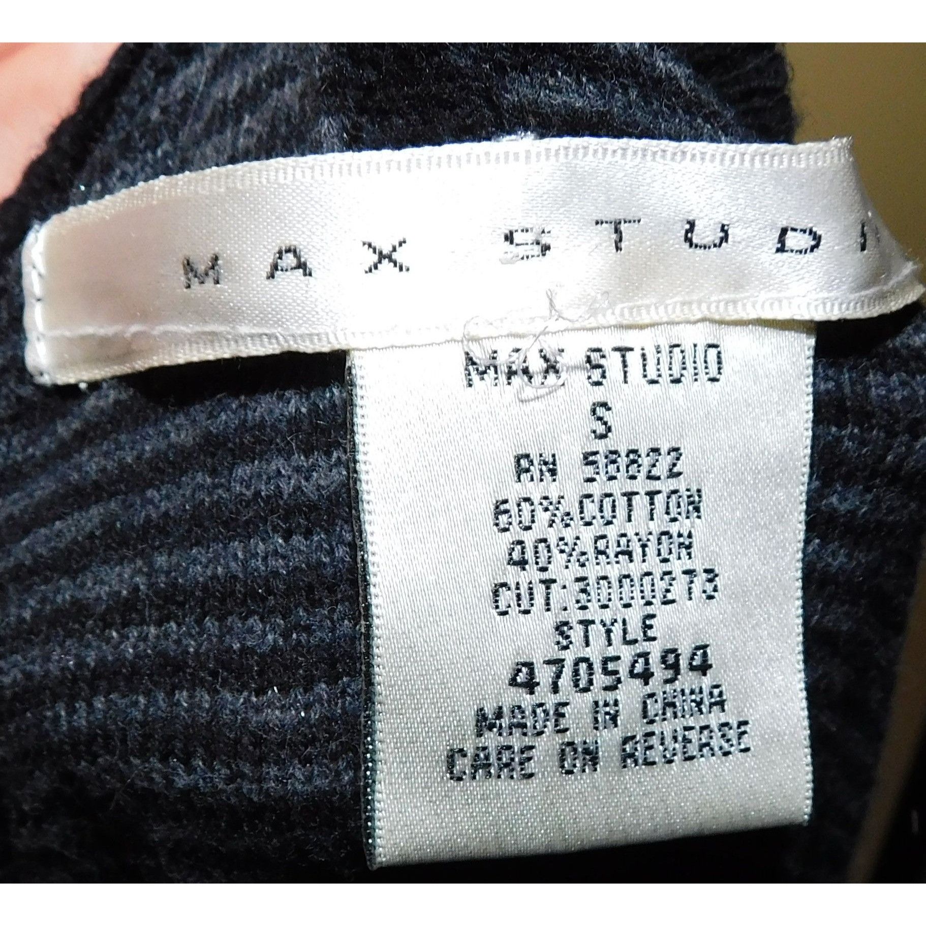 Other Max Studio Gothic Striped Asymmetrical Hem Sweater Size S / US 4 / IT 40 - 6 Thumbnail