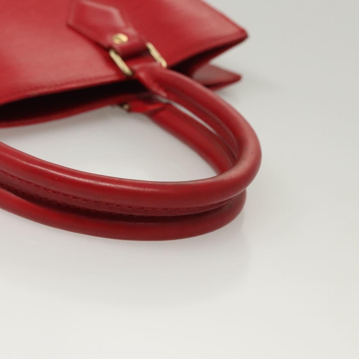 Louis Vuitton LOUIS VUITTON Epi Sac Plat PM Hand Bag Red M5274e M5274e Size ONE SIZE - 8 Thumbnail