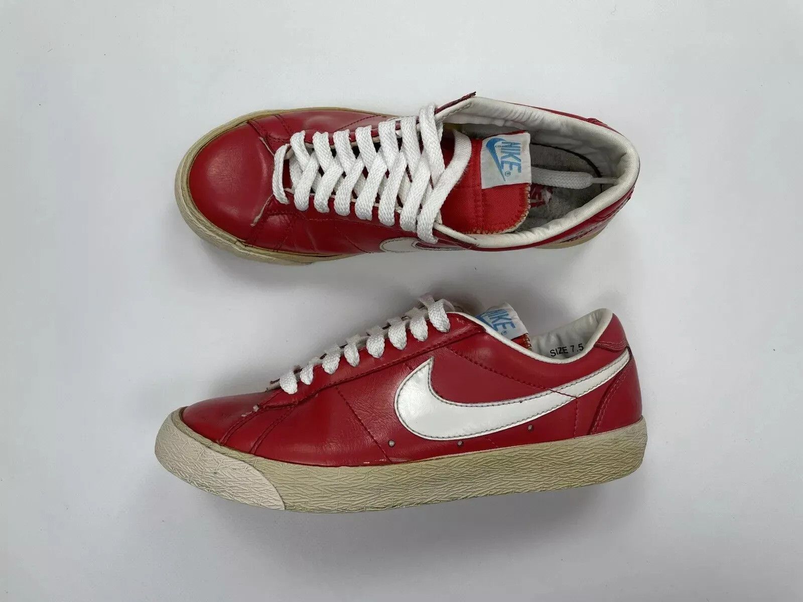 Nike Vintage 2000s Y2K Nike Blazer 2008 Low Womens Shoes Sneakers Size US 7.5 / IT 37.5 - 2 Thumbnail