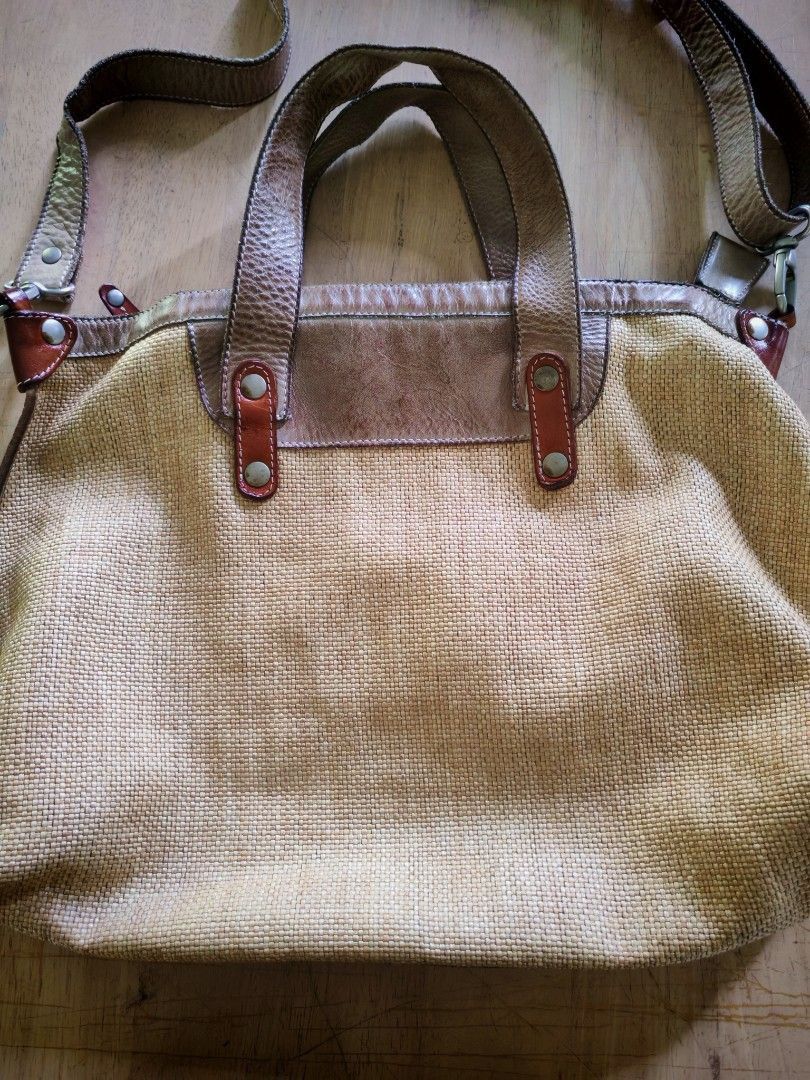 Other Vive La Différence Straw Leather Bag Made in Italy Size ONE SIZE - 3 Thumbnail