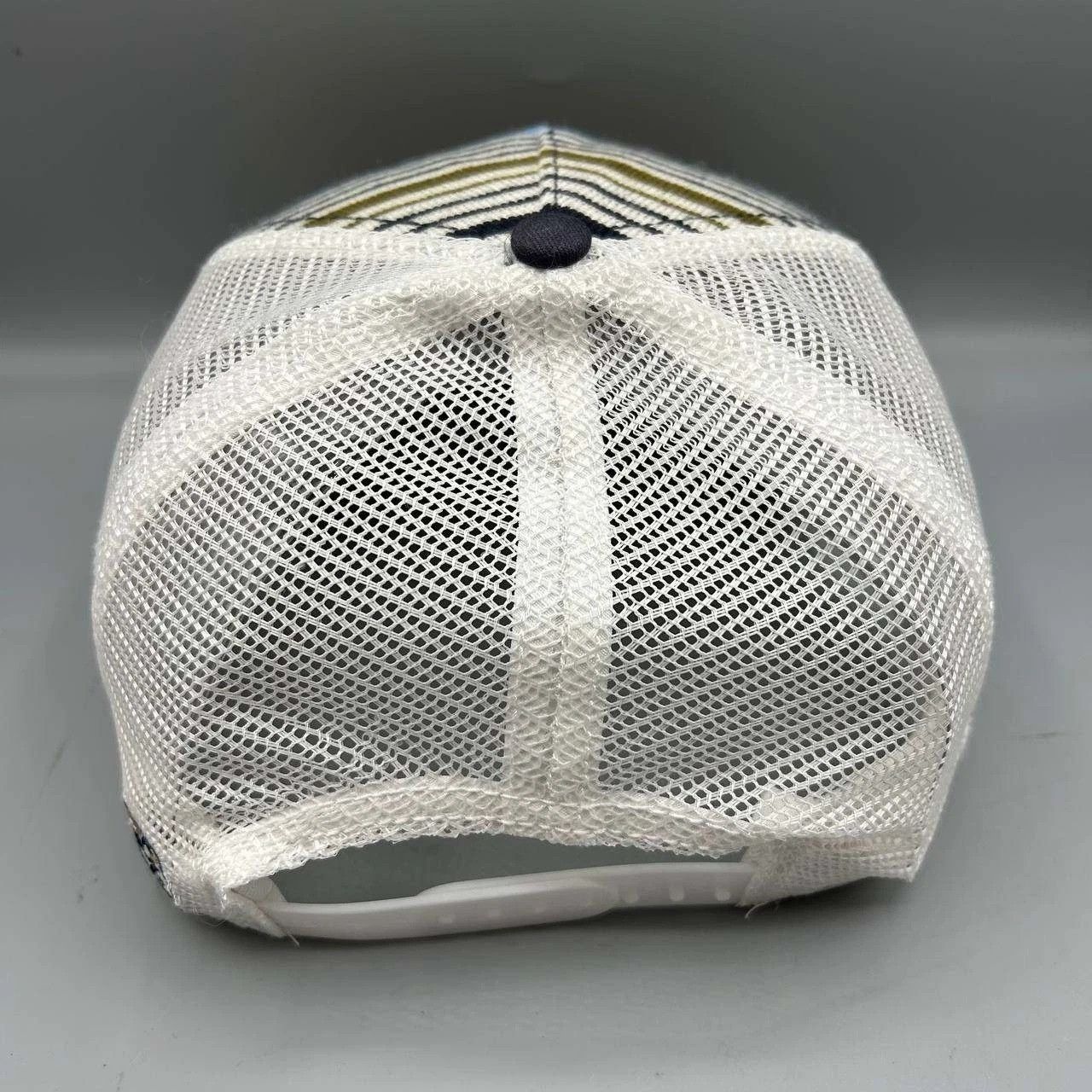 The Game Palm Strings Trucker Hat Men Brown Striped Snap Back Size ONE SIZE - 6 Thumbnail