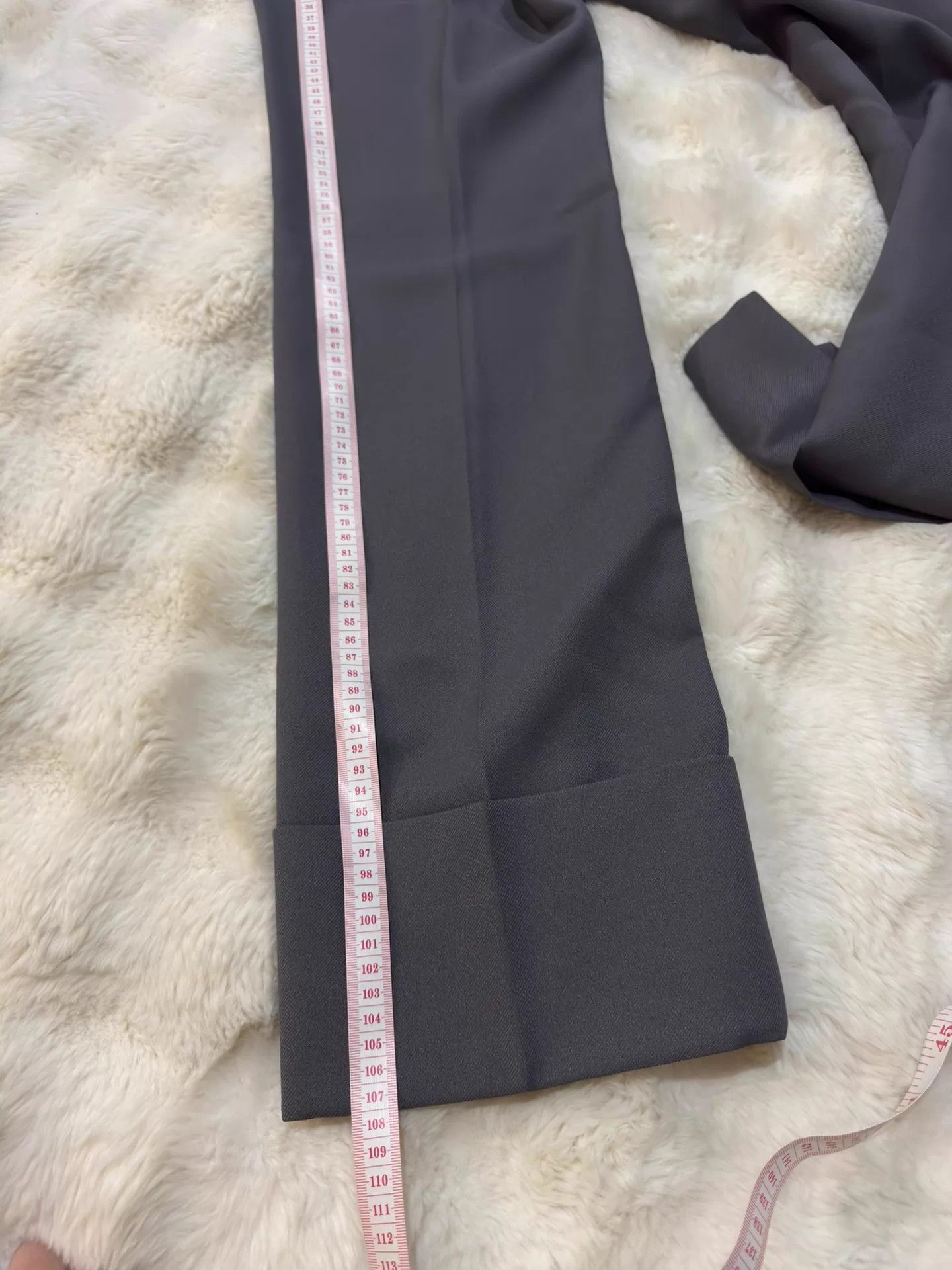 Gucci Gucci Gray Straight Wide-Leg Pants Size 44 New with Tags Size US 28 / EU 44 - 9 Thumbnail