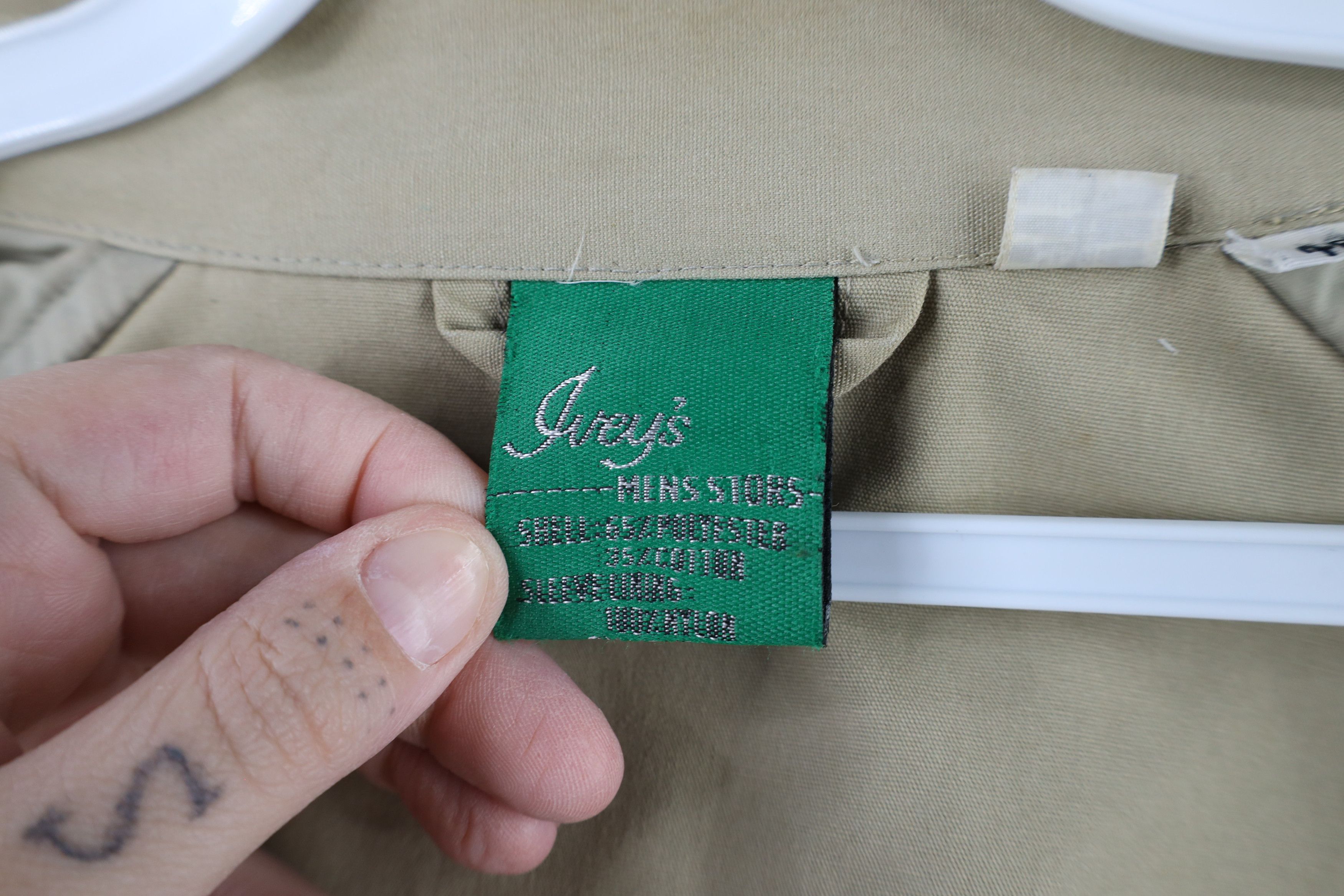 Vintage Vintage 90s Streetwear Cafe Racer Bomber Jacket Beige Size US XL / EU 56 / 4 - 11 Thumbnail