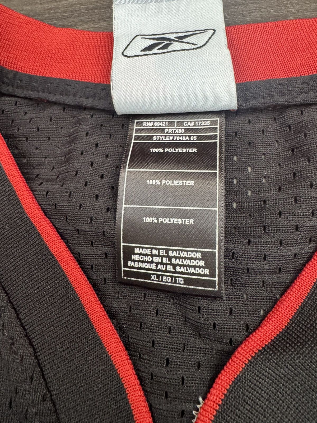 Reebok Dwayne Wade #3 Miami Heat NBA Stitched Jersey Length +2 Size US XL / EU 56 / 4 - 5 Thumbnail