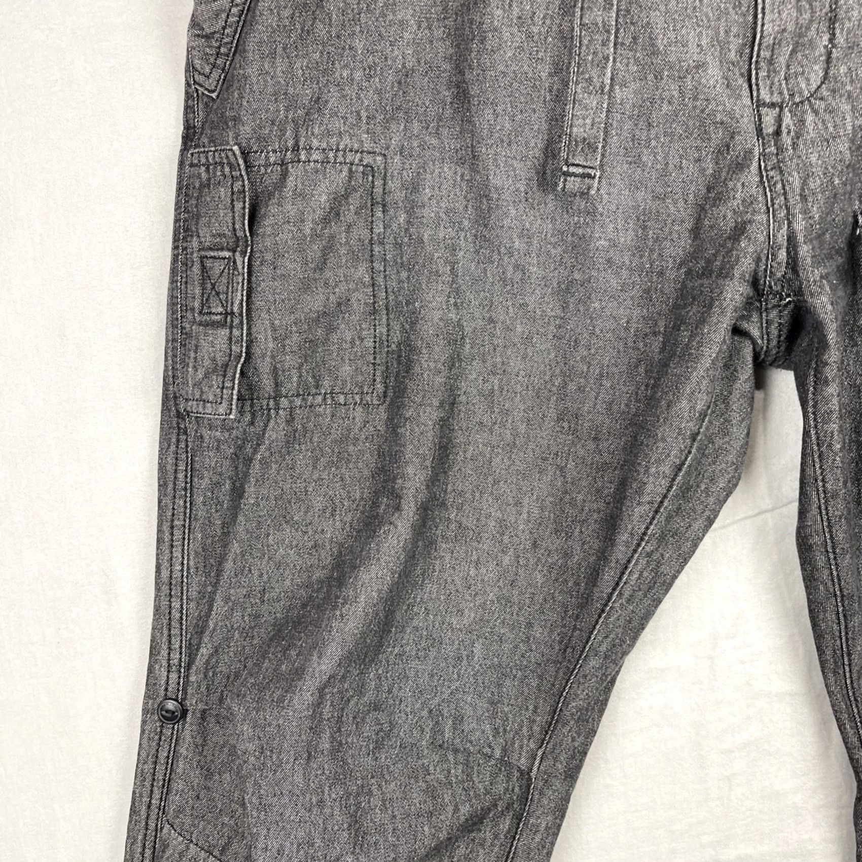 Sean John Sean John Cargo Pants Mens 40x33 Black Chambray Paratrooper Combat Drawcord Y2K Size US 40 / EU 56 - 7 Thumbnail