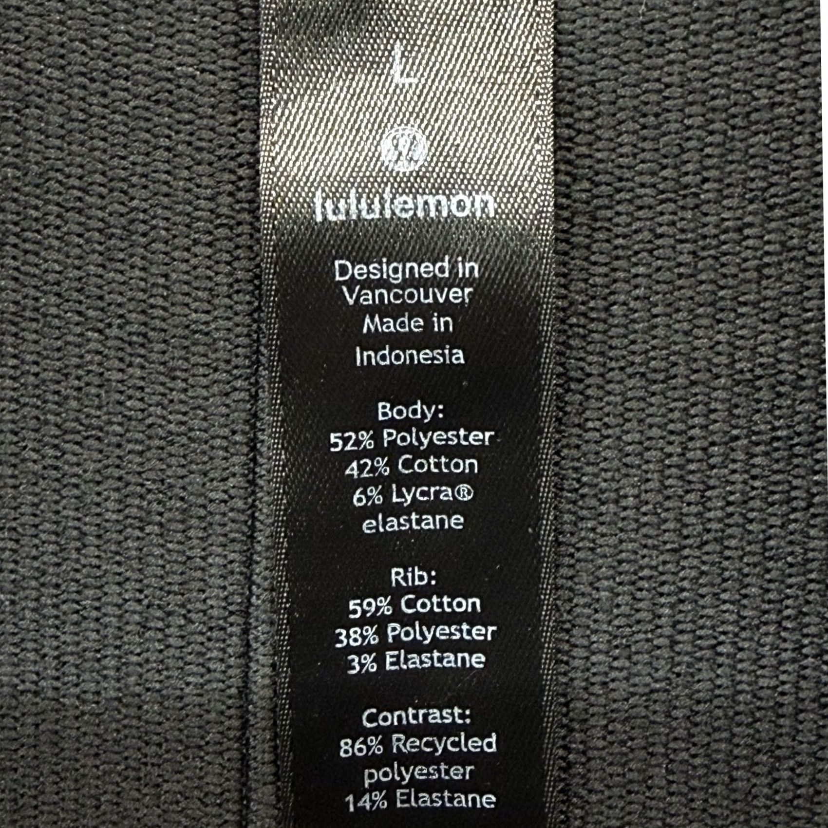 Lululemon Lululemon Mens Full Zip Hoodie City Black Athletic Activewear Jacket Size US L / EU 52-54 / 3 - 7 Thumbnail