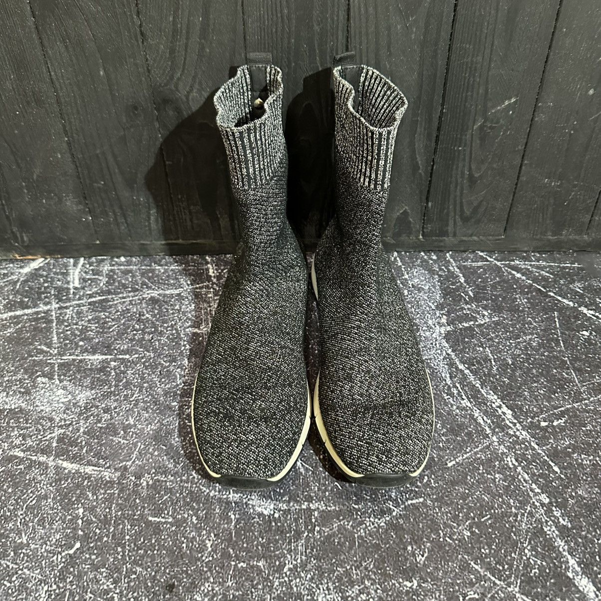 Jimmy Choo Jimmy Choo Norway Knit & Lurex Mid High Trainers Size 38 Size US 8 / IT 38 - 4 Thumbnail