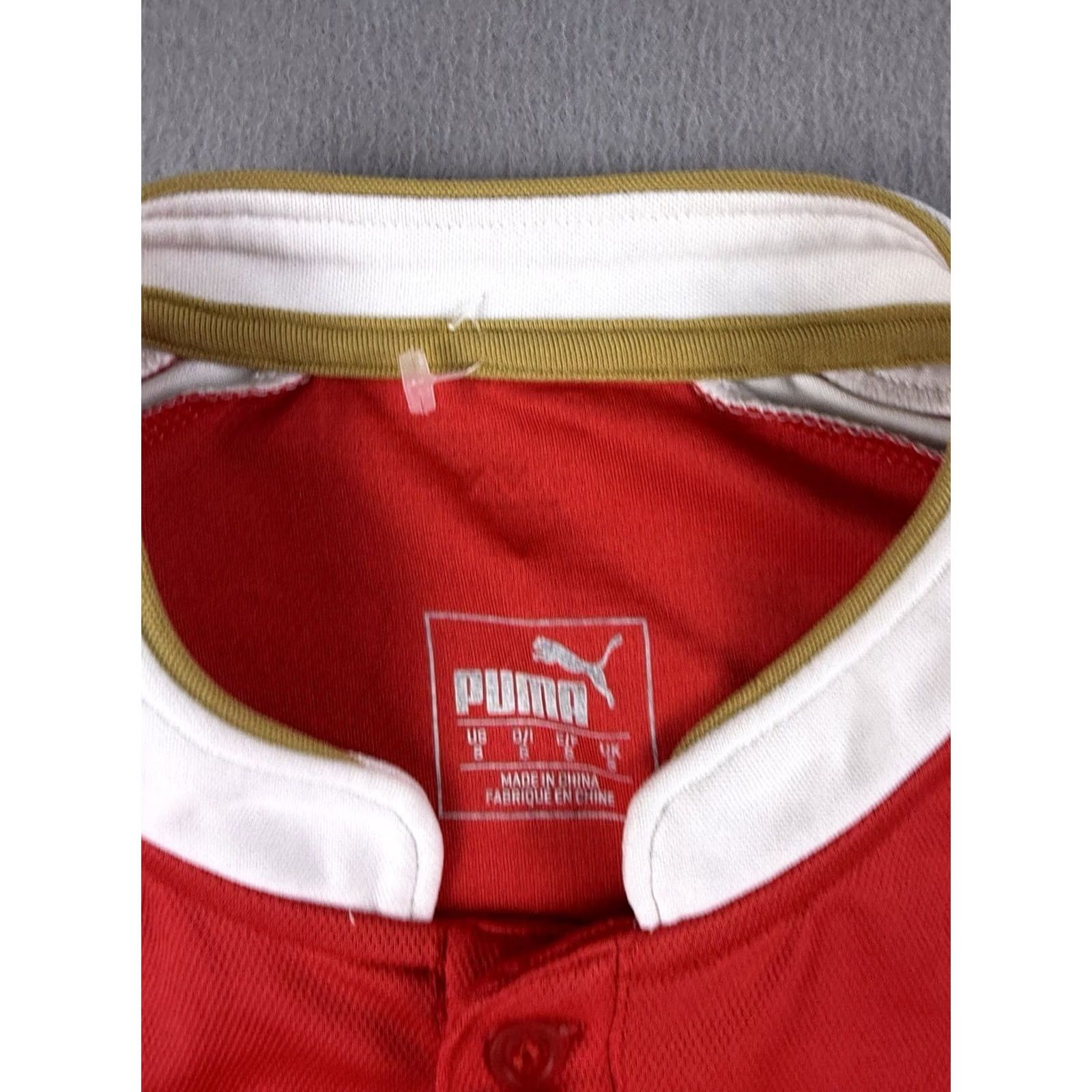 Puma Puma Arsenal Soccer Jersey Size S Red Fly Emirates Home Kit Football Shirt Mens Short Sleeve Round Neck Classic Size US S / EU 44-46 / 1 - 4 Thumbnail