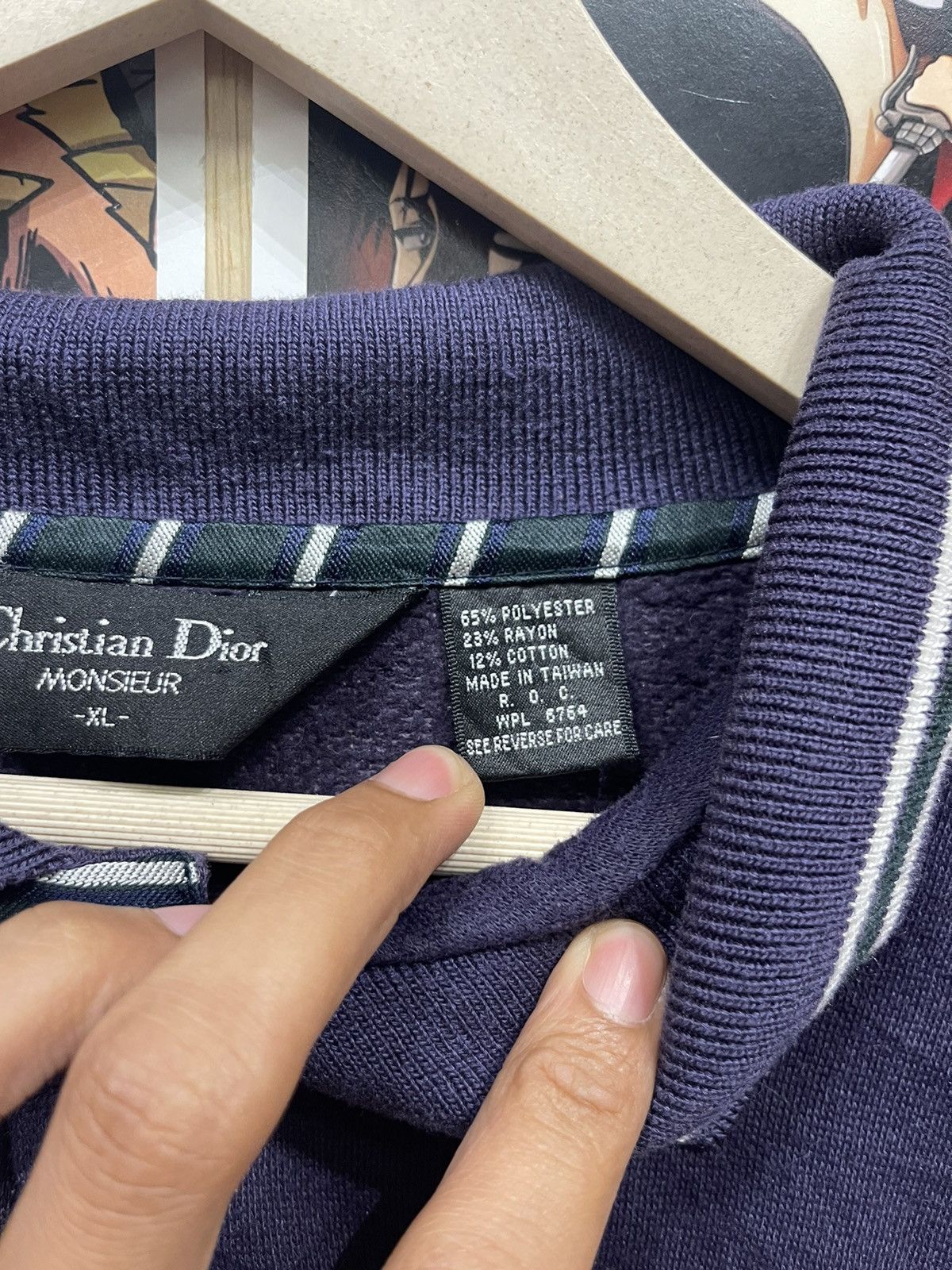 Christian Dior Monsieur Christian Dior Sweatshirt Stain Minor Refer Photo Size US L / EU 52-54 / 3 - 10 Thumbnail