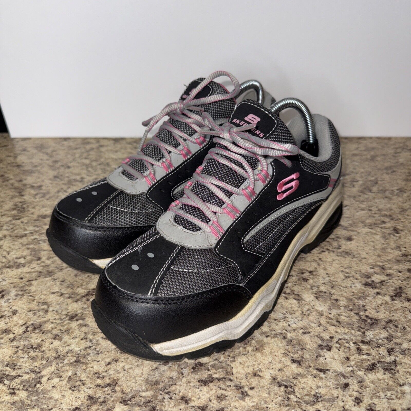 SKECHERS Skechers Steel Toe Work Shoes Women’s Sz 9 Slip Resistant Size US 9 / IT 39 - 1 Thumbnail