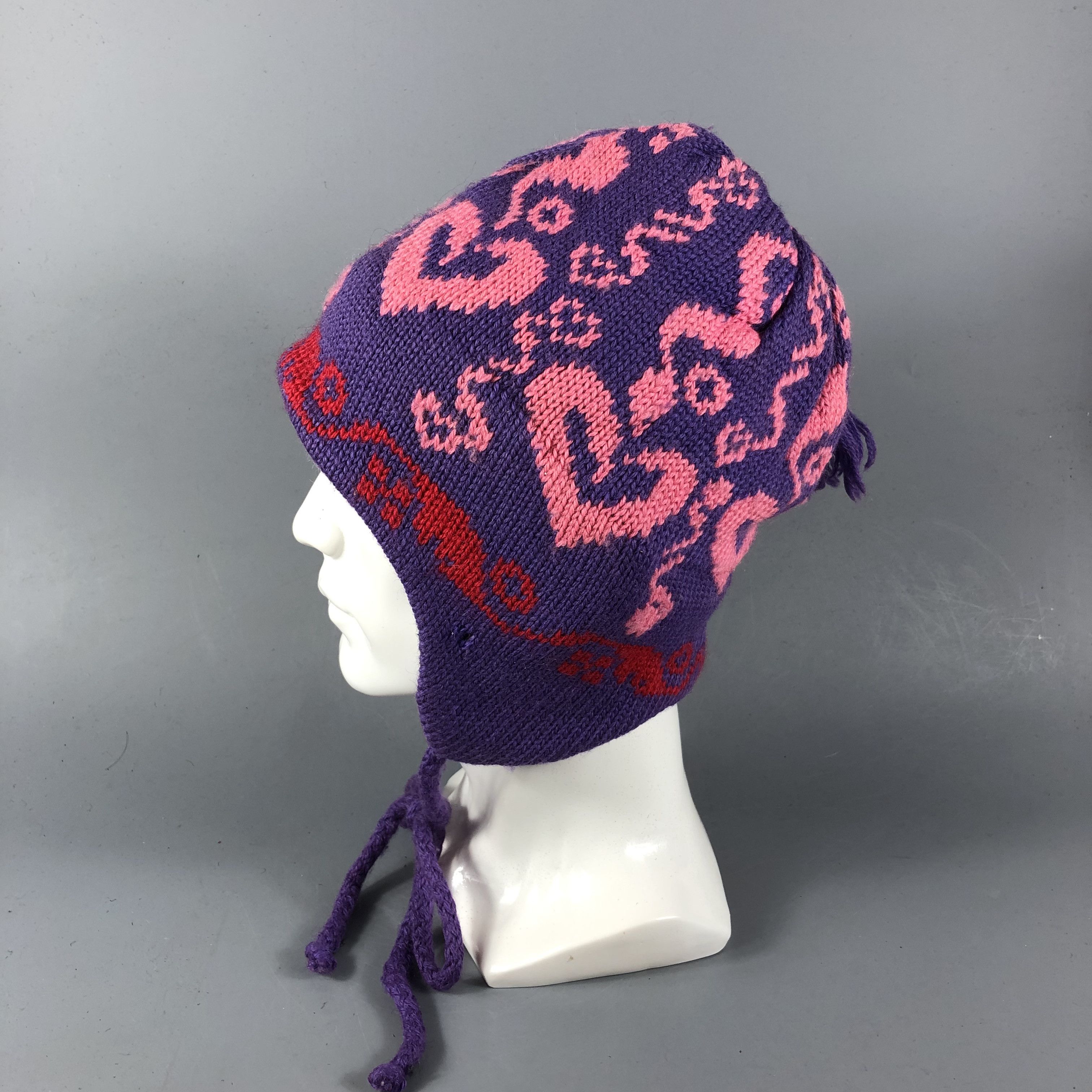 Vintage Merkley Earflap Bobble Beanie Snowcap Snow Hat B814 Size ONE SIZE - 1 Thumbnail