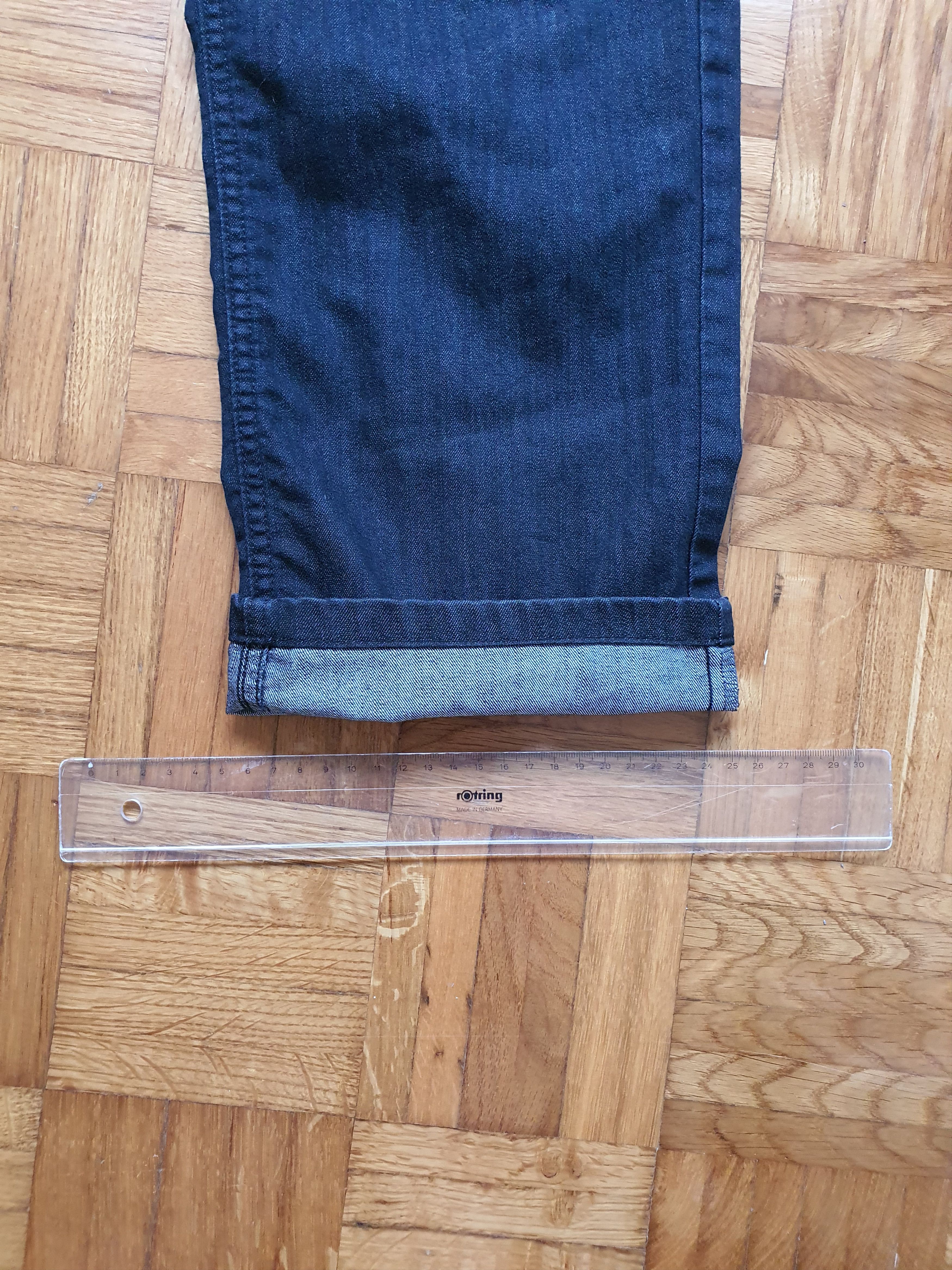 Karl Lagerfeld Waxed Denim Jeans - Vintage (Y2K, 00s) - Made In Italy Size US 34 / EU 50 - 13 Thumbnail