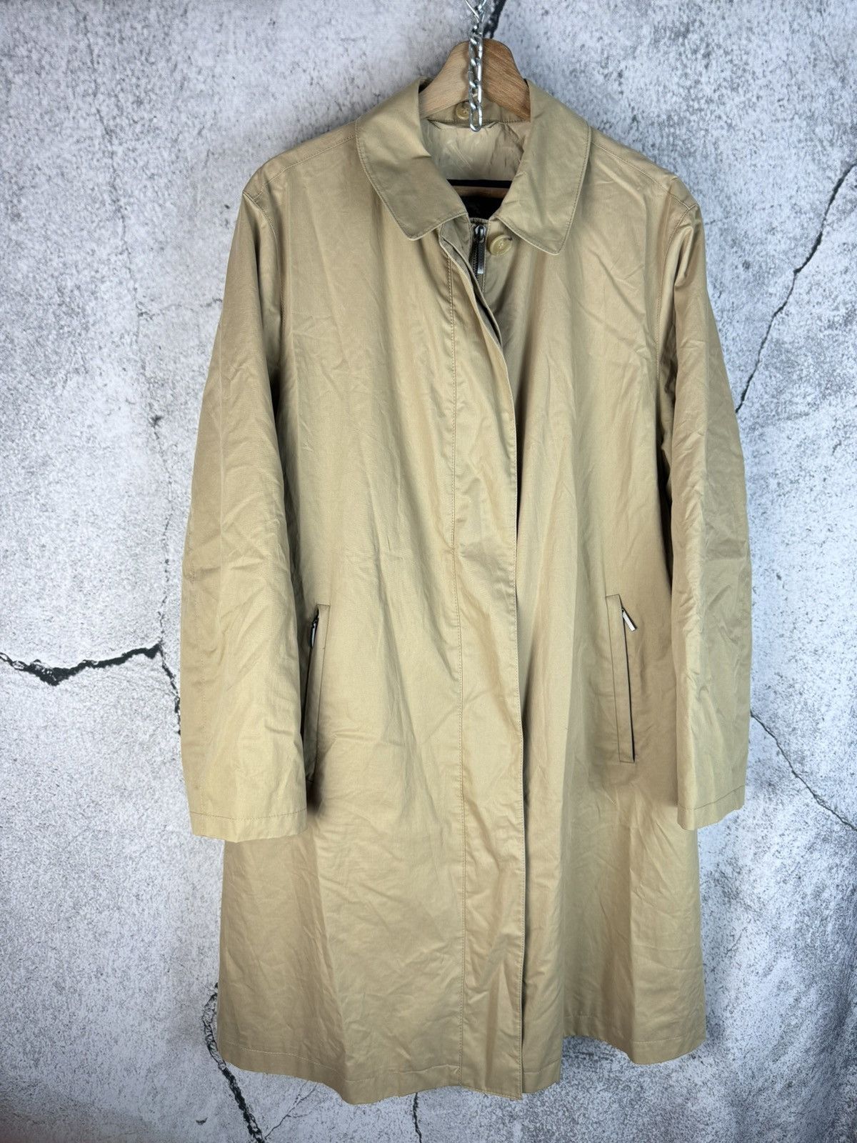 Burberry Vintage Burberrys Nova Check Trench Coat Jacket Size M / US 6-8 / IT 42-44 - 1 Thumbnail