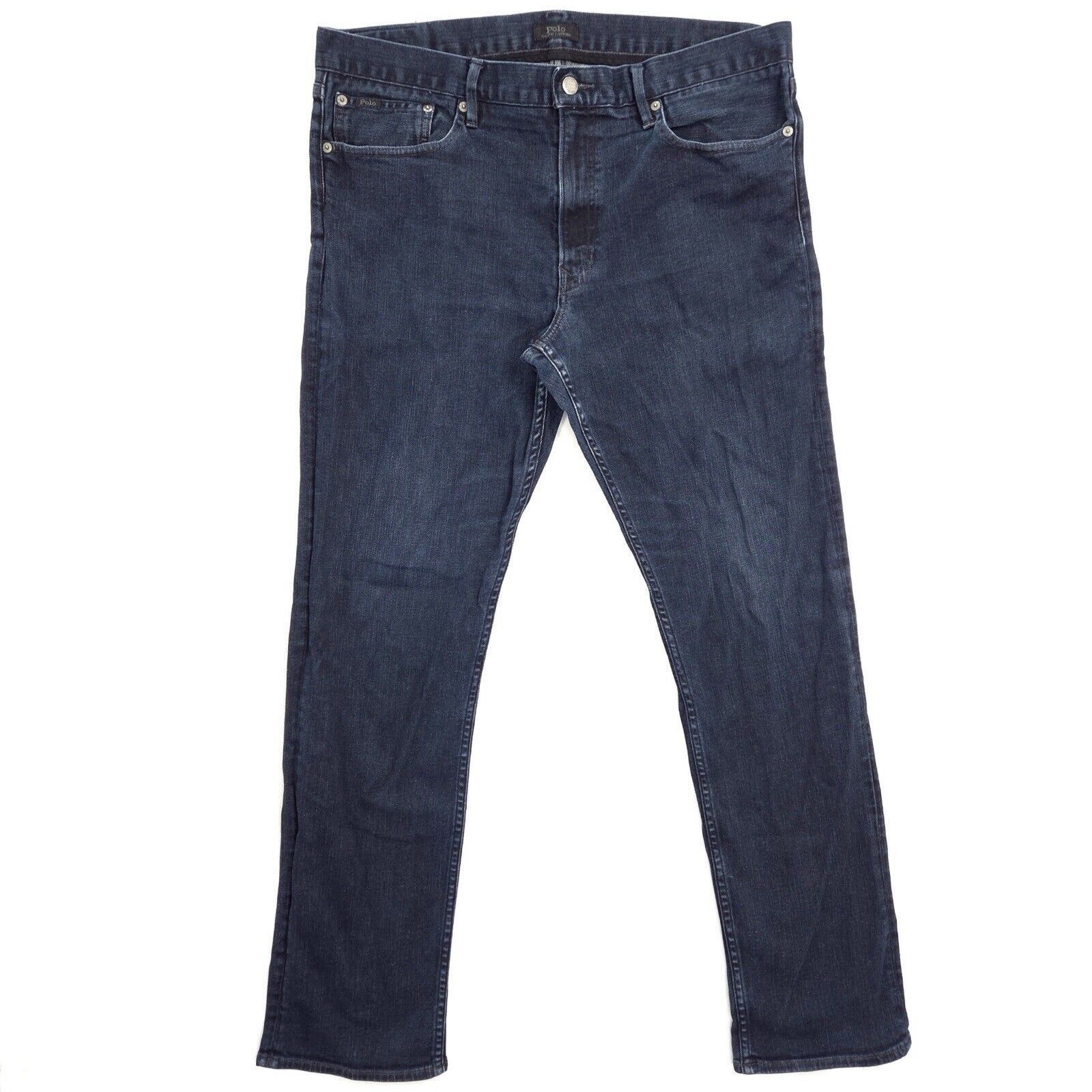 Polo Ralph Lauren Polo Ralph Lauren The Prospect Jeans Mens 36x32 Dark Wash Size US 36 / EU 52 - 1 Thumbnail