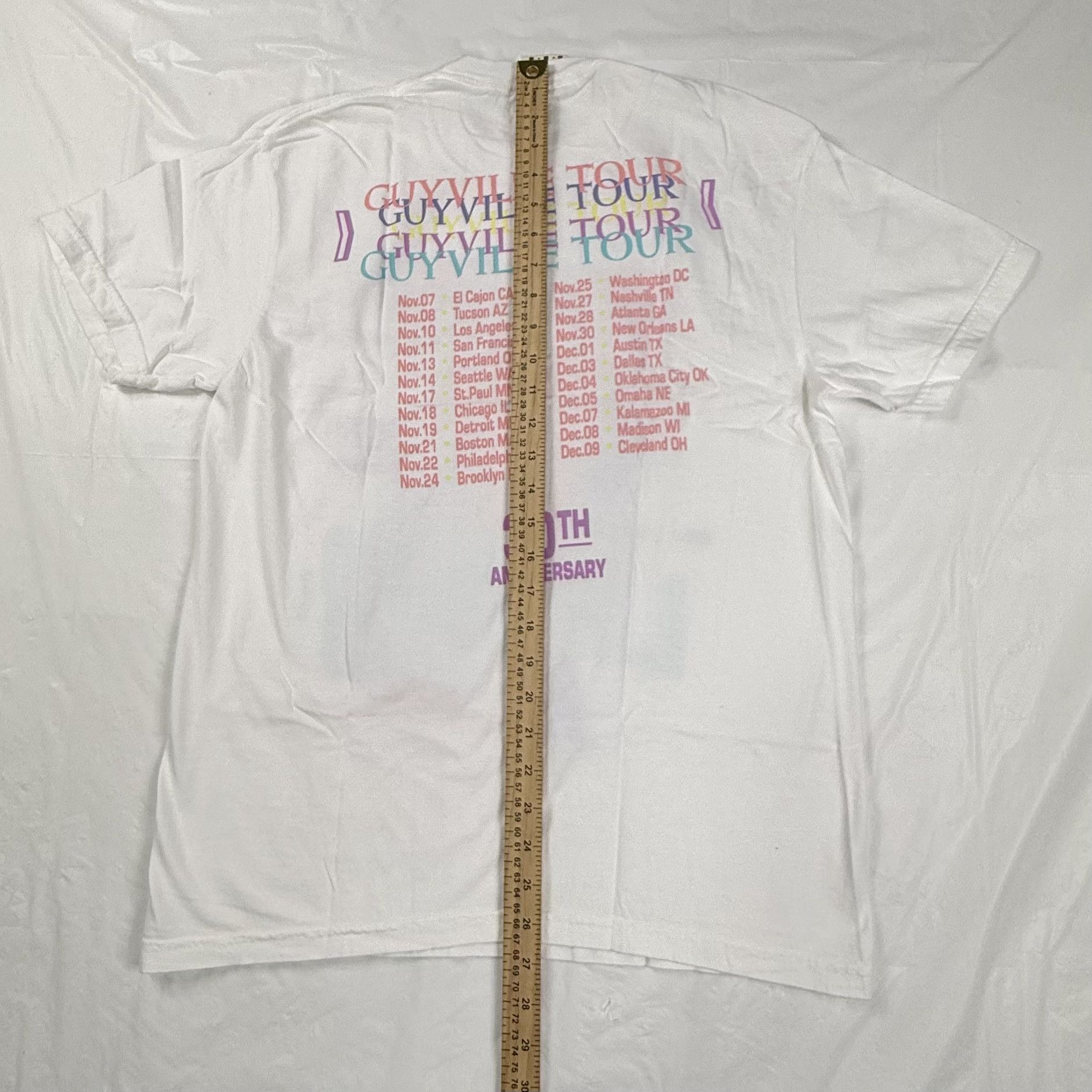 Comfort Colors Liz Phair Guyville Tour 30th Anniversary White T-Shirt Size US M / EU 48-50 / 2 - 3 Thumbnail