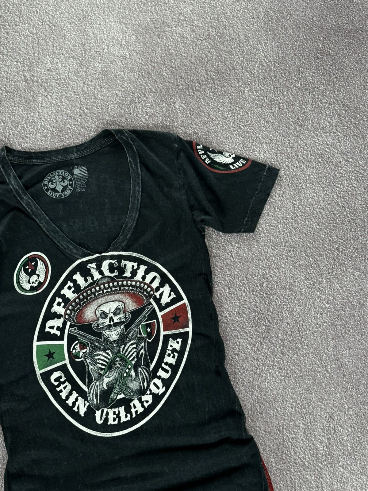 Affliction Affliction Cyber Grunge Slim Fit Rare T-Shirt Size US S / EU 44-46 / 1 - 5 Thumbnail