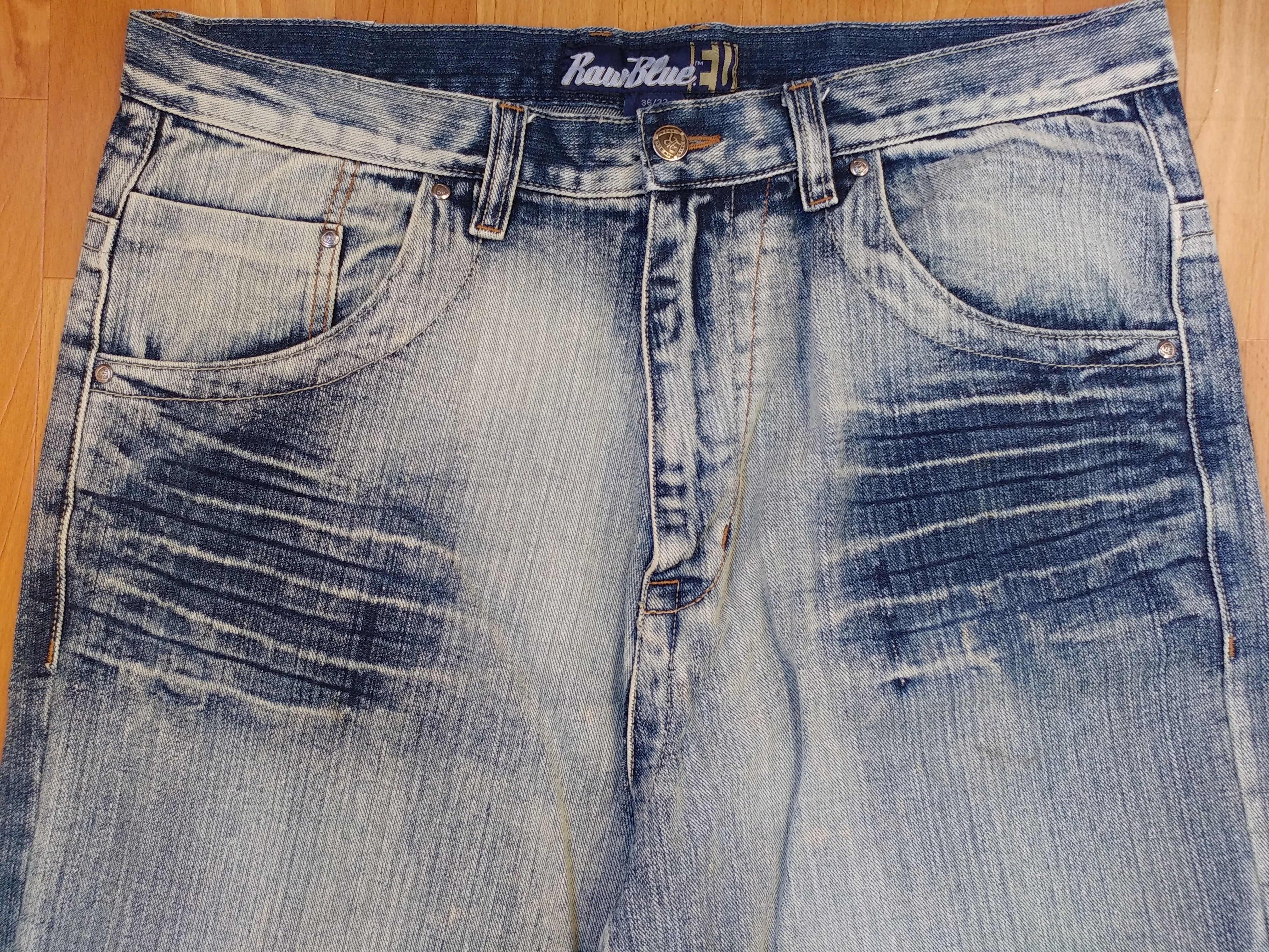 Vintage Raw Blue jeans, vintage, 90s hip hop, baggy 1990s size 36 Size US 36 / EU 52 - 9 Thumbnail
