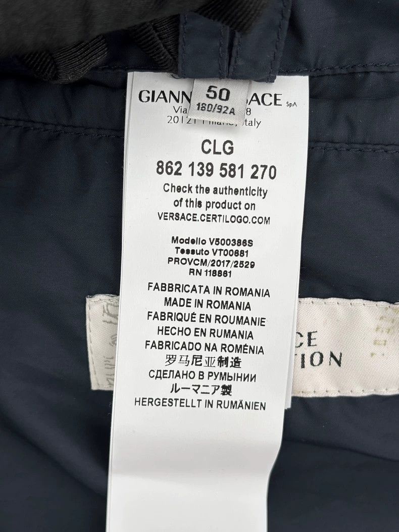 Versace Versace raccoon wool collar goose down jacket Size US M / EU 48-50 / 2 - 9 Thumbnail