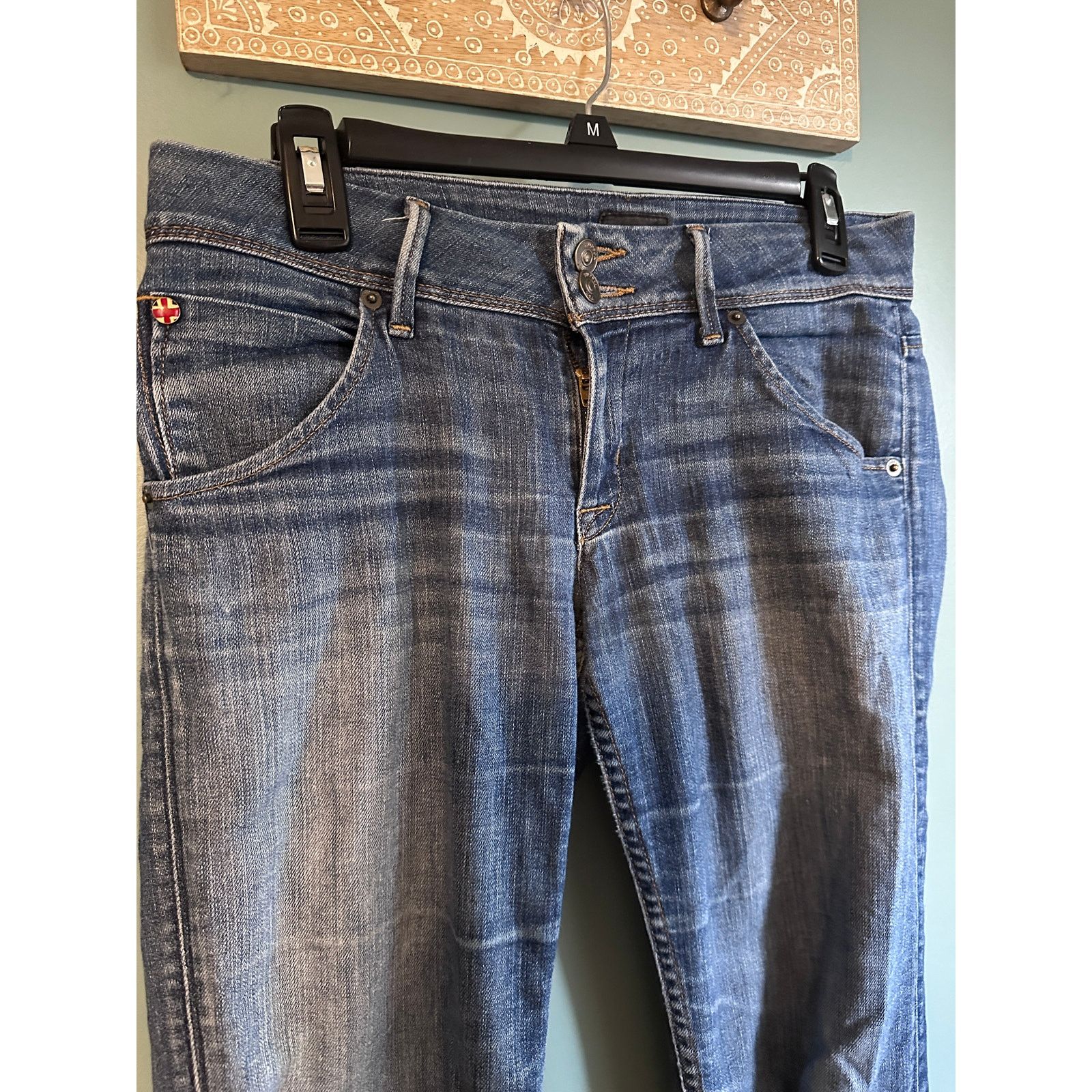 Hudson Hudson Collin Flap Skinny Jean Low Rise 27 Size 27" / US 4 / IT 40 - 4 Thumbnail