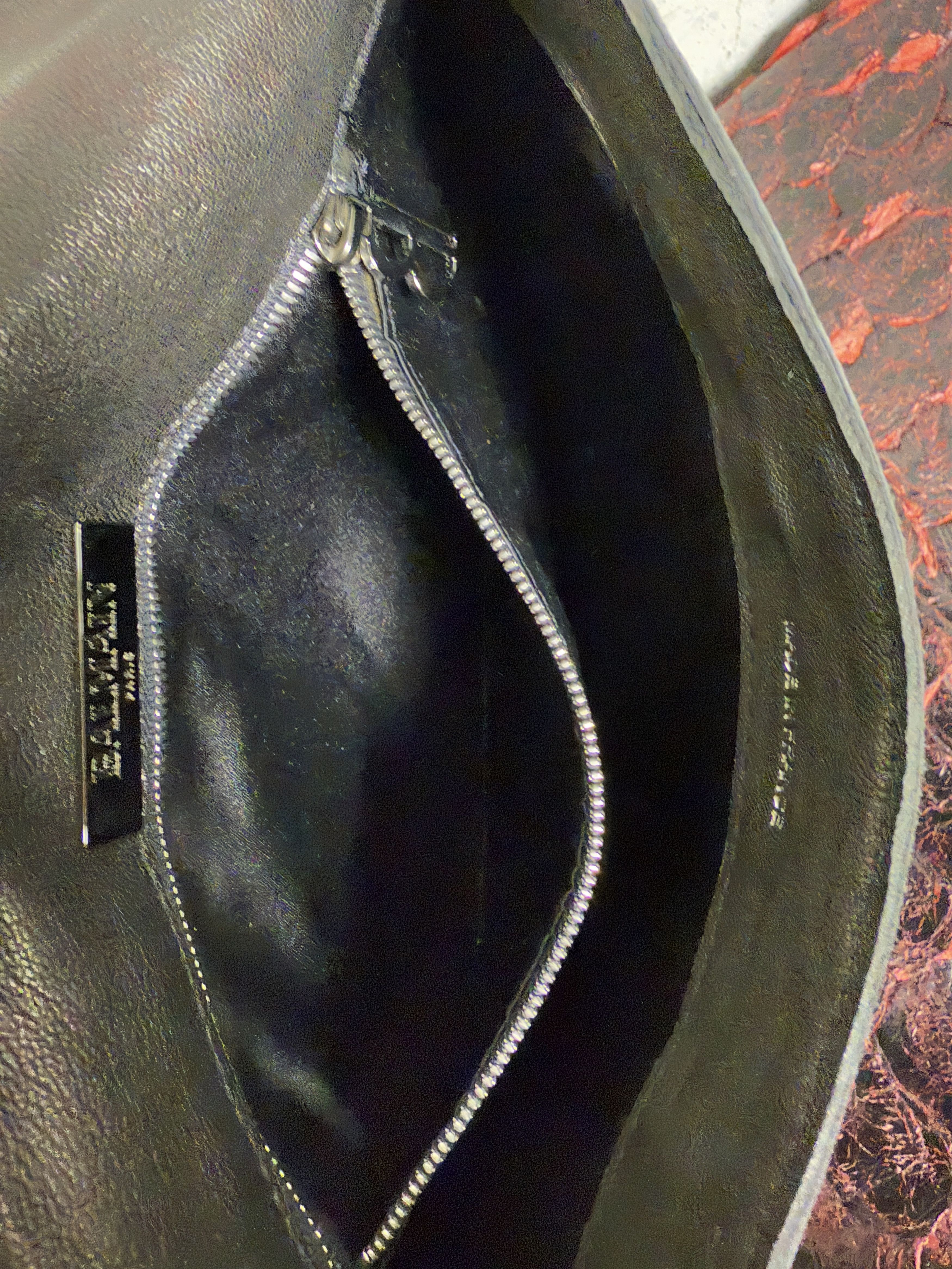 Balmain $4700 Balmain Decarnin Leather Patchwork Clutch bag purse Size ONE SIZE - 5 Thumbnail