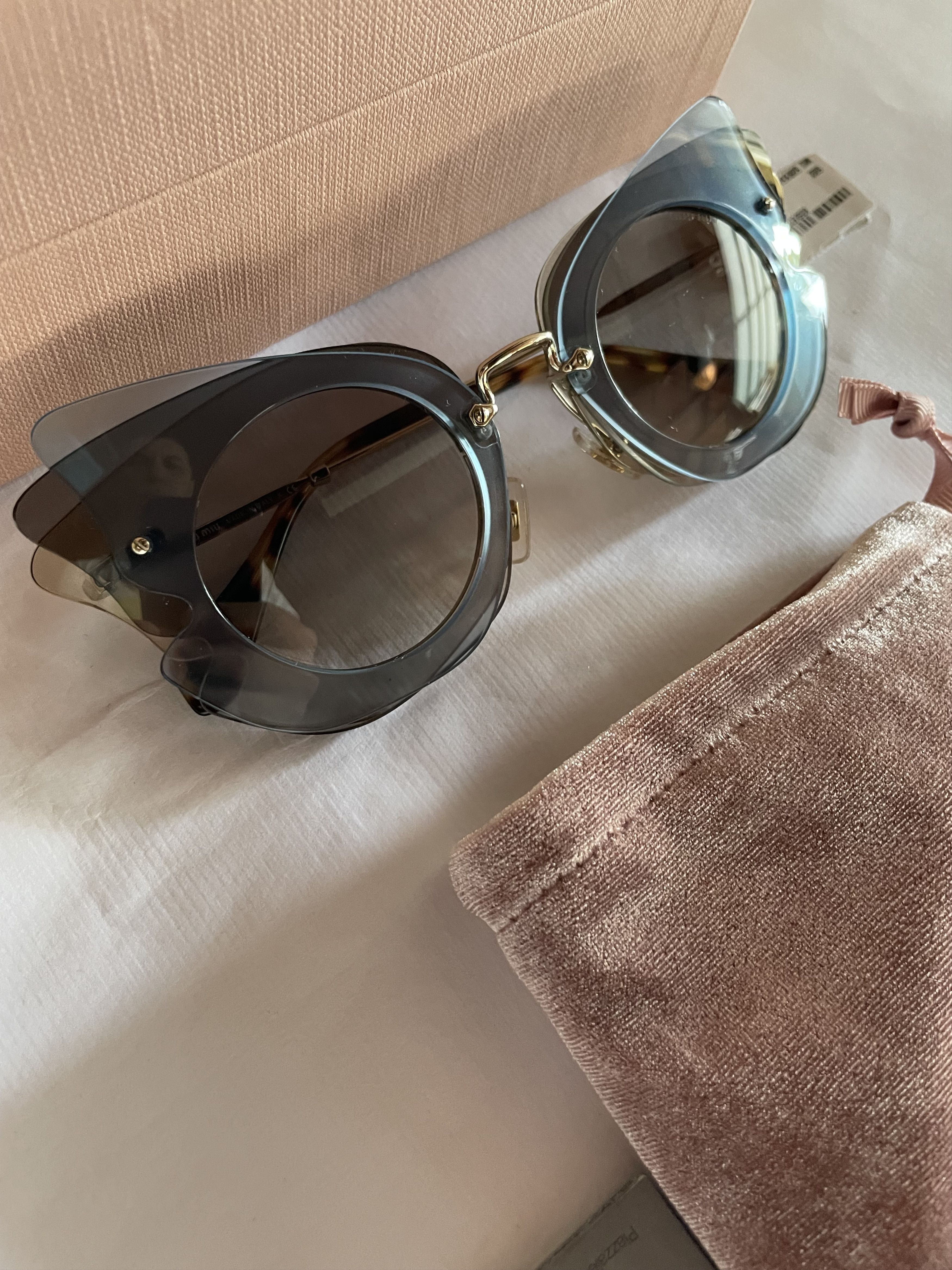 Miu Miu Miu Miu SMU O2S VA0-0A7 Womens Sunglasses MU02SS Size ONE SIZE - 4 Thumbnail
