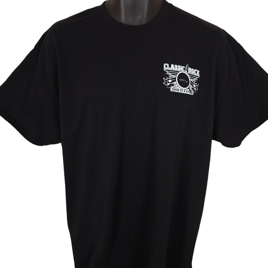 Gildan Classic Rock Coffee T Shirt Mens Size XL Black Las Vegas Size US XL / EU 56 / 4 - 2 Thumbnail