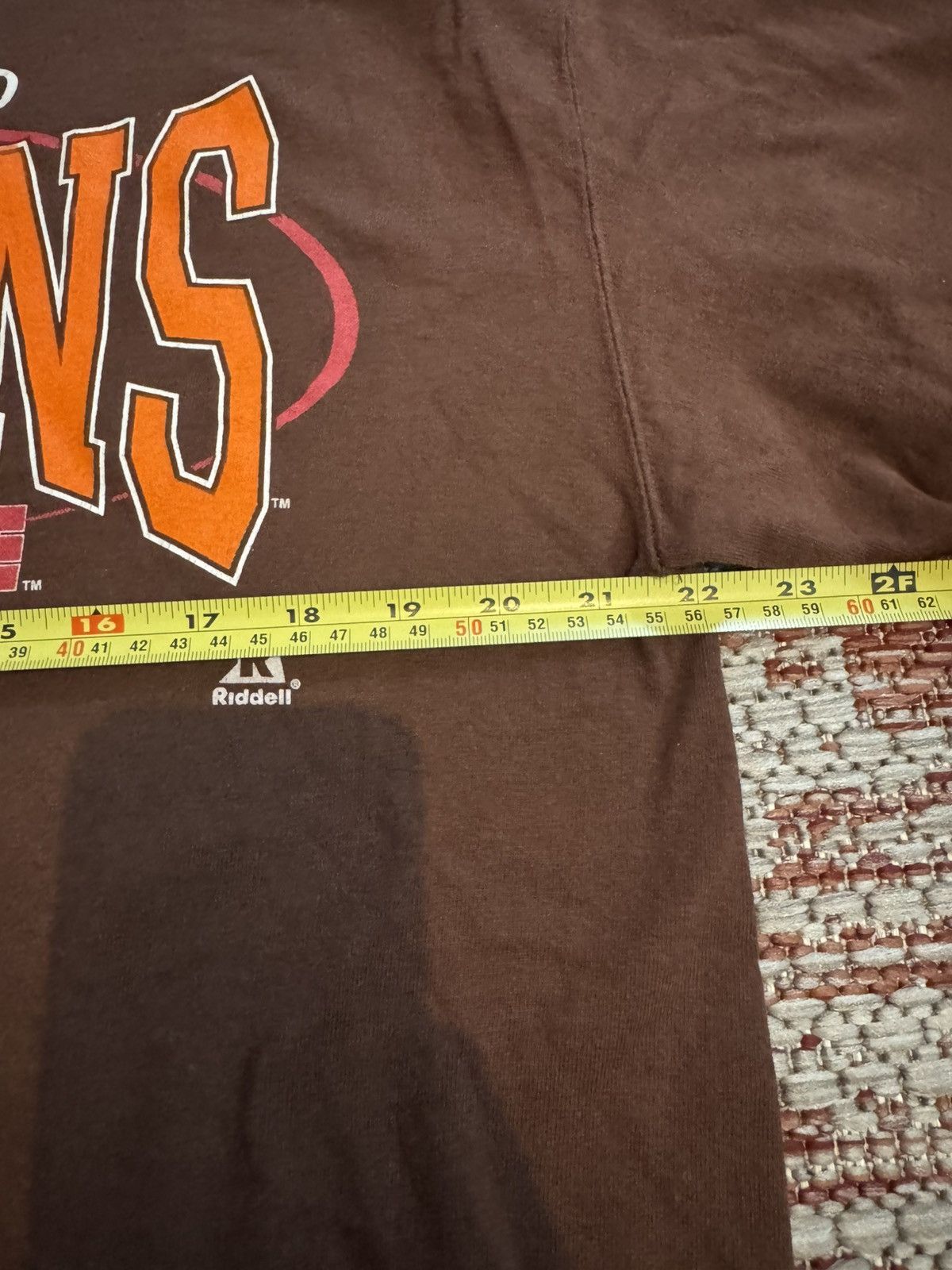 NFL Vintage Cleveland Browns Shirt Riddel Shirt NFL Tee Sz L Size US L / EU 52-54 / 3 - 4 Thumbnail