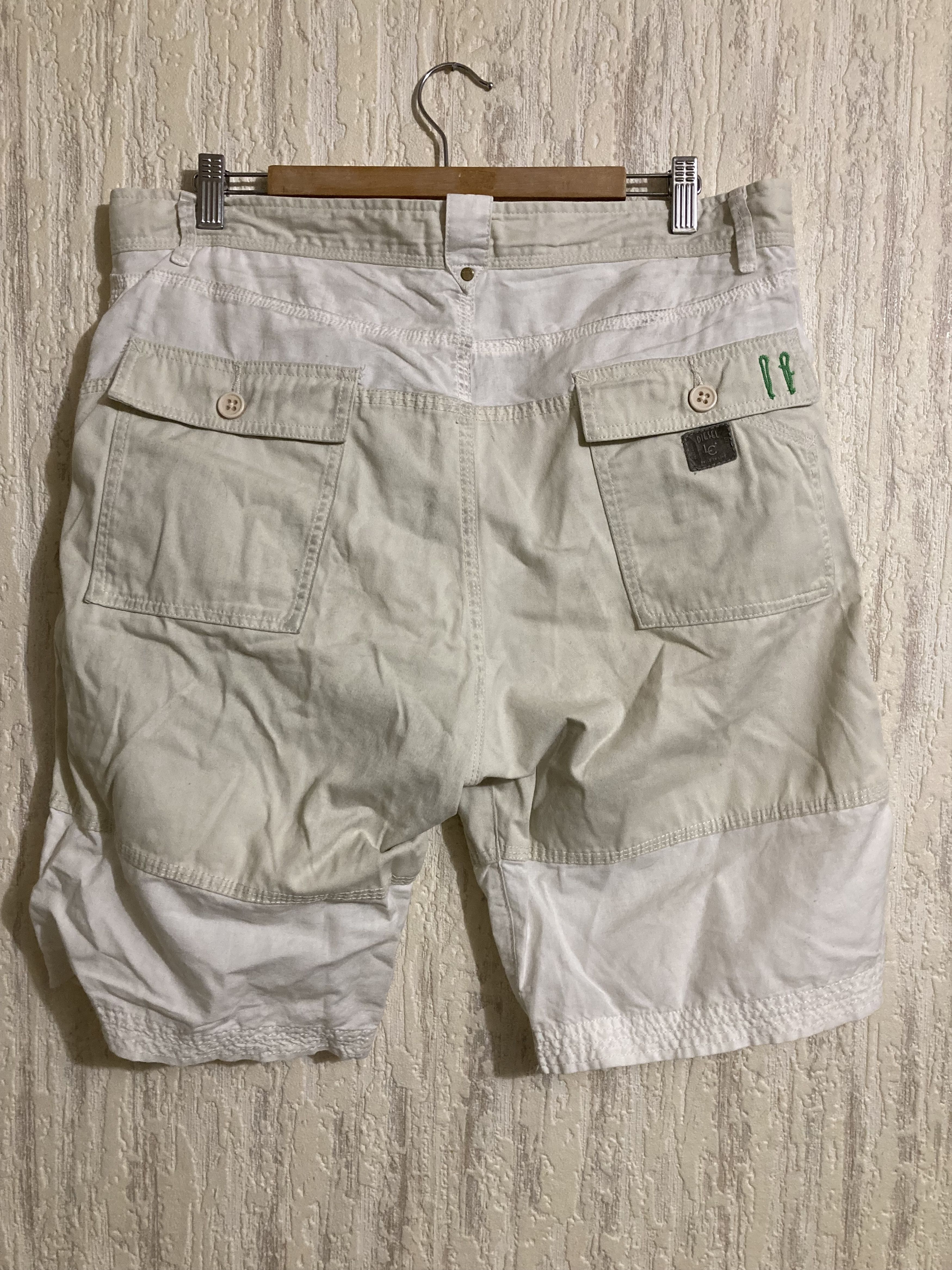 Diesel Vintage Diesel Distressed Cargo Utility Combat Shorts Size US 33 - 2 Thumbnail