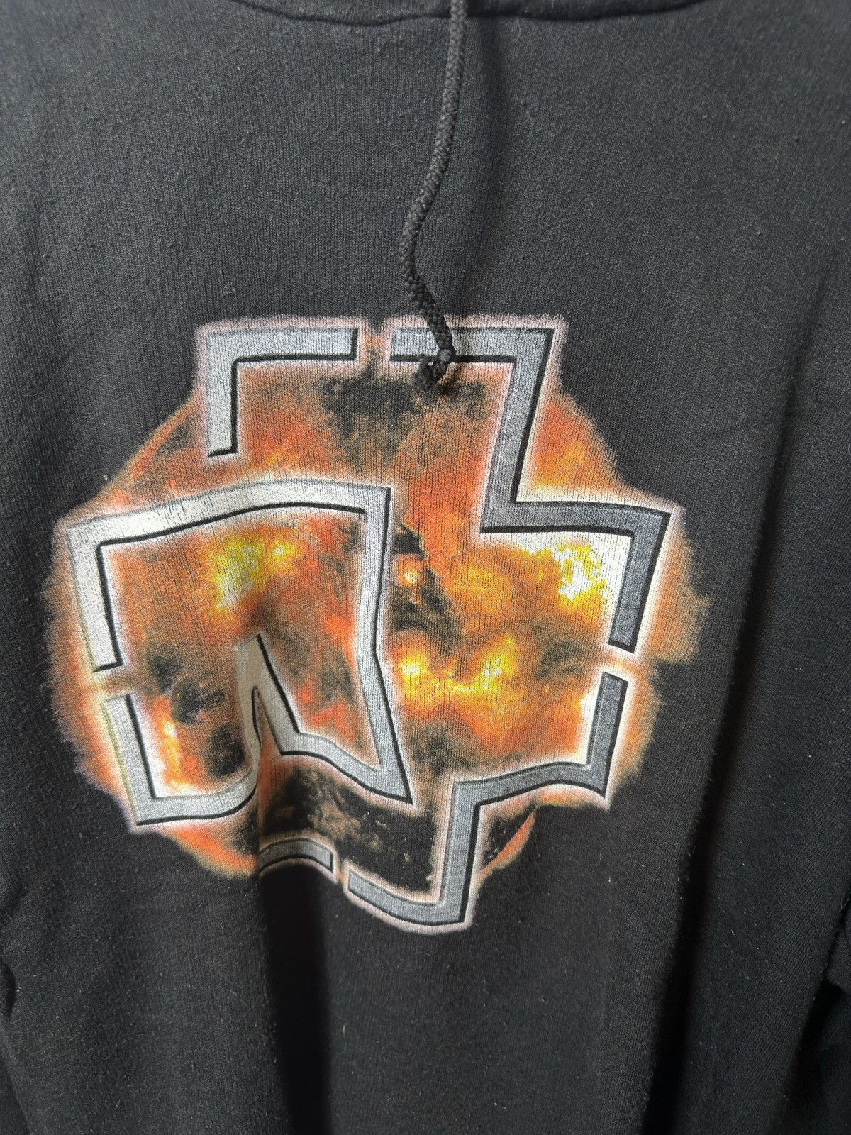 Band Tees × Vintage Rammstein vintage 90s hoodie Size US XL / EU 56 / 4 - 4 Thumbnail