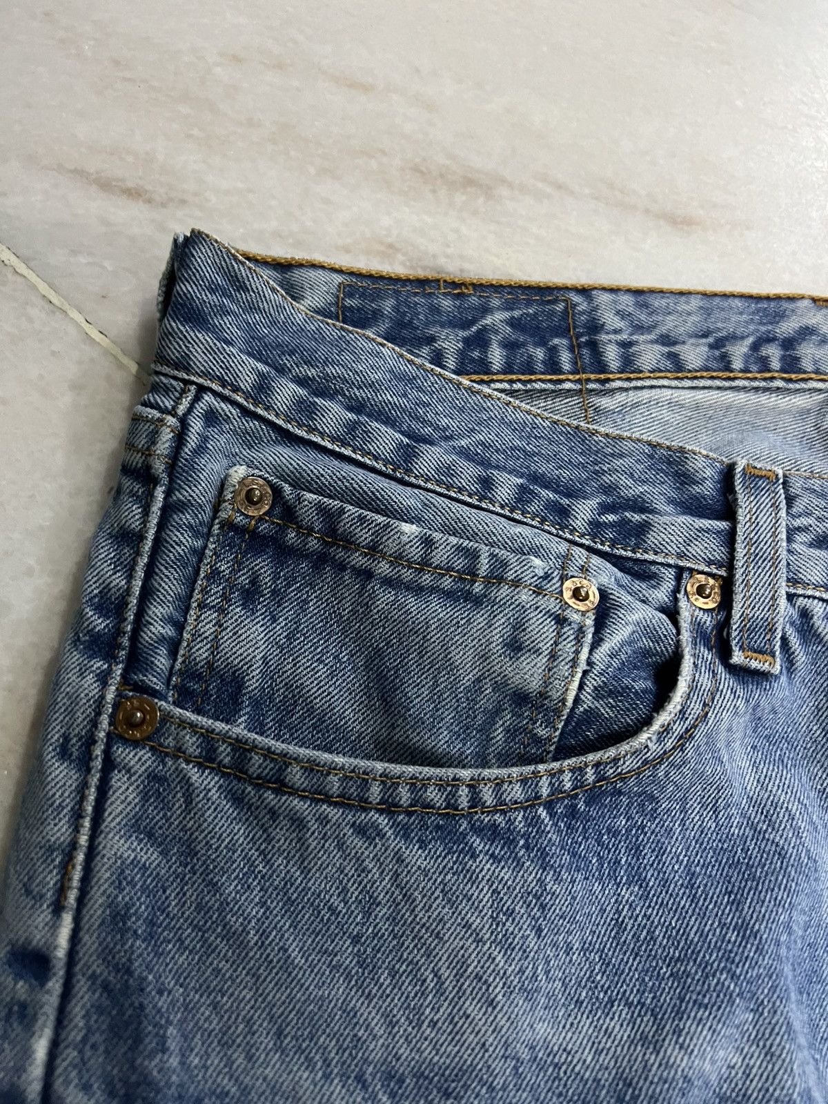 Levi's × Levi's Vintage Clothing × Vintage 💥Vintage Levis 751 Light Wash Jean Size US 32 / EU 48 - 6 Thumbnail