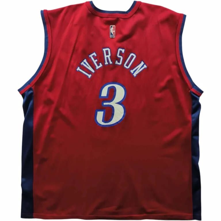 Champion Philadelphia 76ers Allen Iverson alternate NBA jersey 48 Size US XL / EU 56 / 4 - 2 Thumbnail