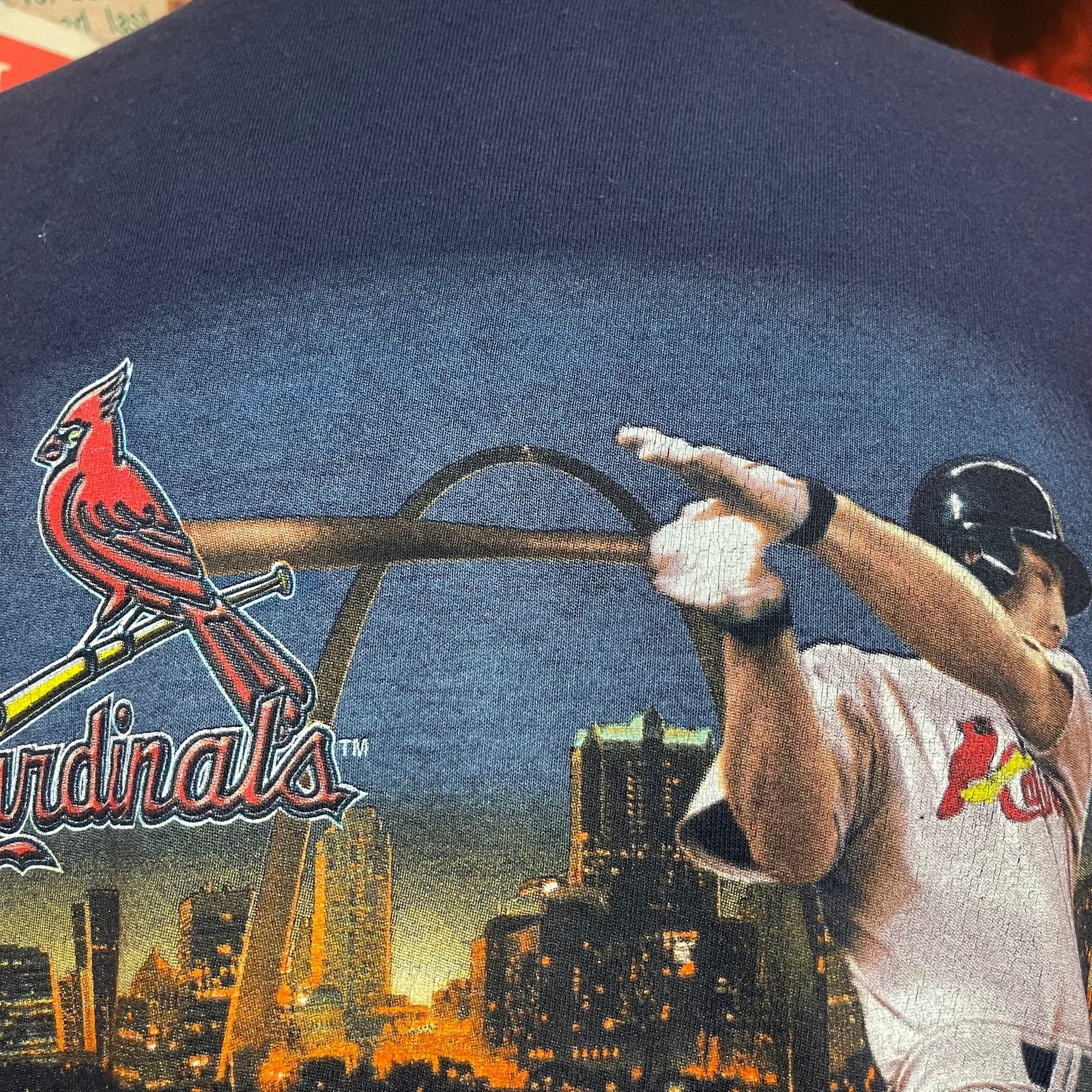 Vintage Vintage St. Louis Cardinals 1999 JD Drew MLB Player Tee Size US XL / EU 56 / 4 - 2 Thumbnail