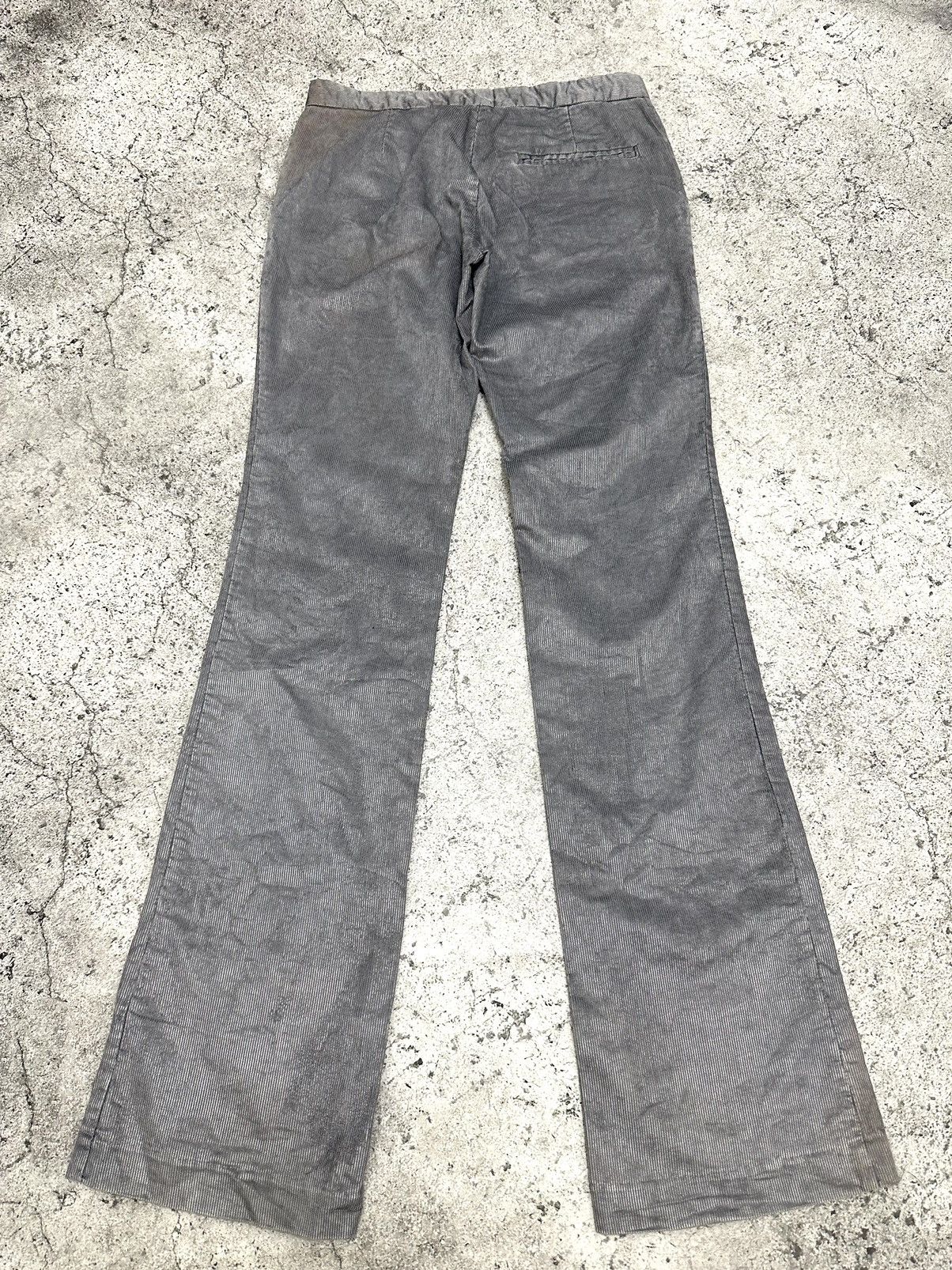 Alexander McQueen AW2002 Alexander Mcqueen Metallic Bootcut Podium Pants Size 27" / US 4 / IT 40 - 13 Thumbnail