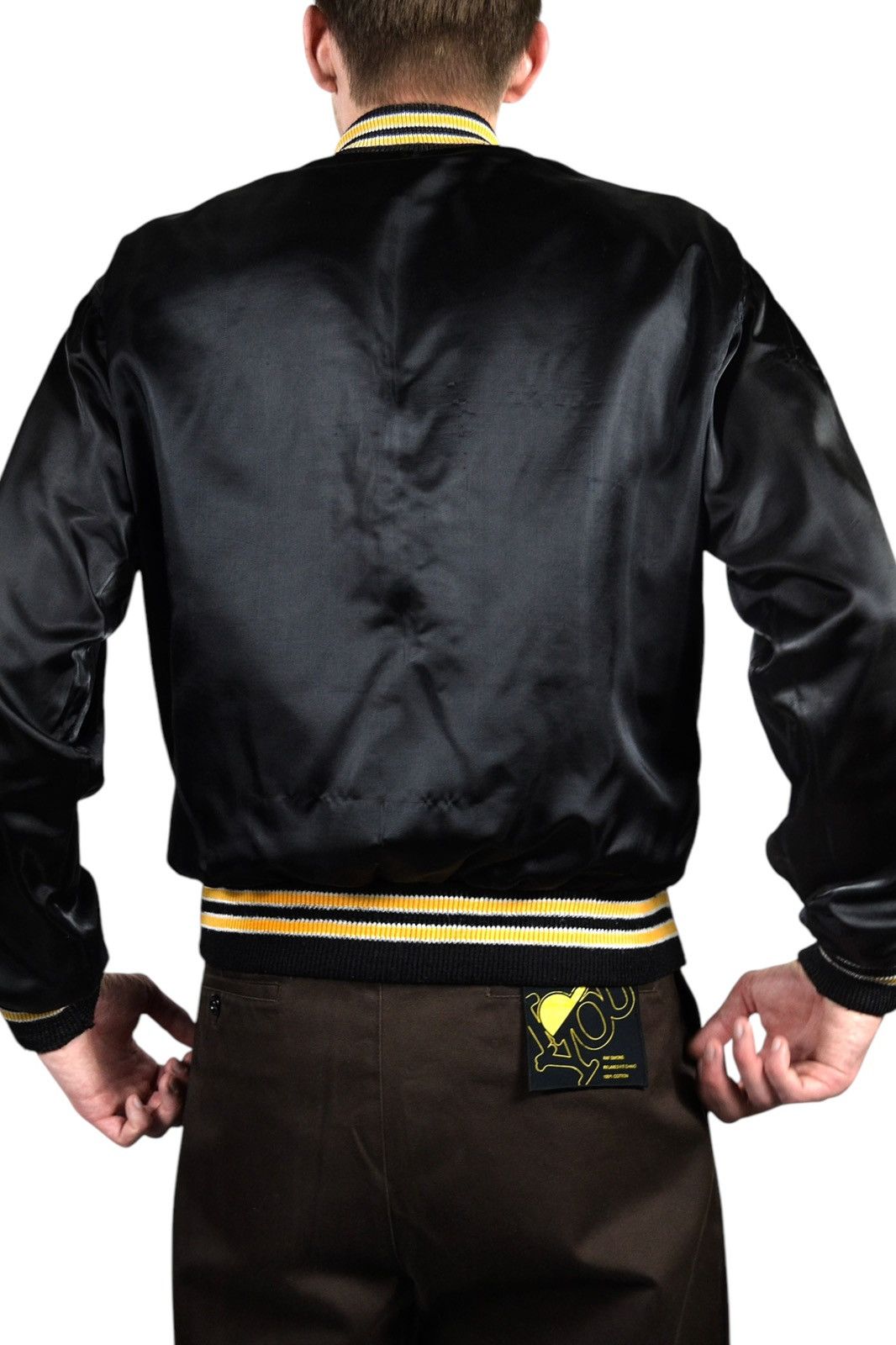 Vintage 80s Vintage Tigers Satin College Nylon Bomber Jacket Size US M / EU 48-50 / 2 - 7 Thumbnail