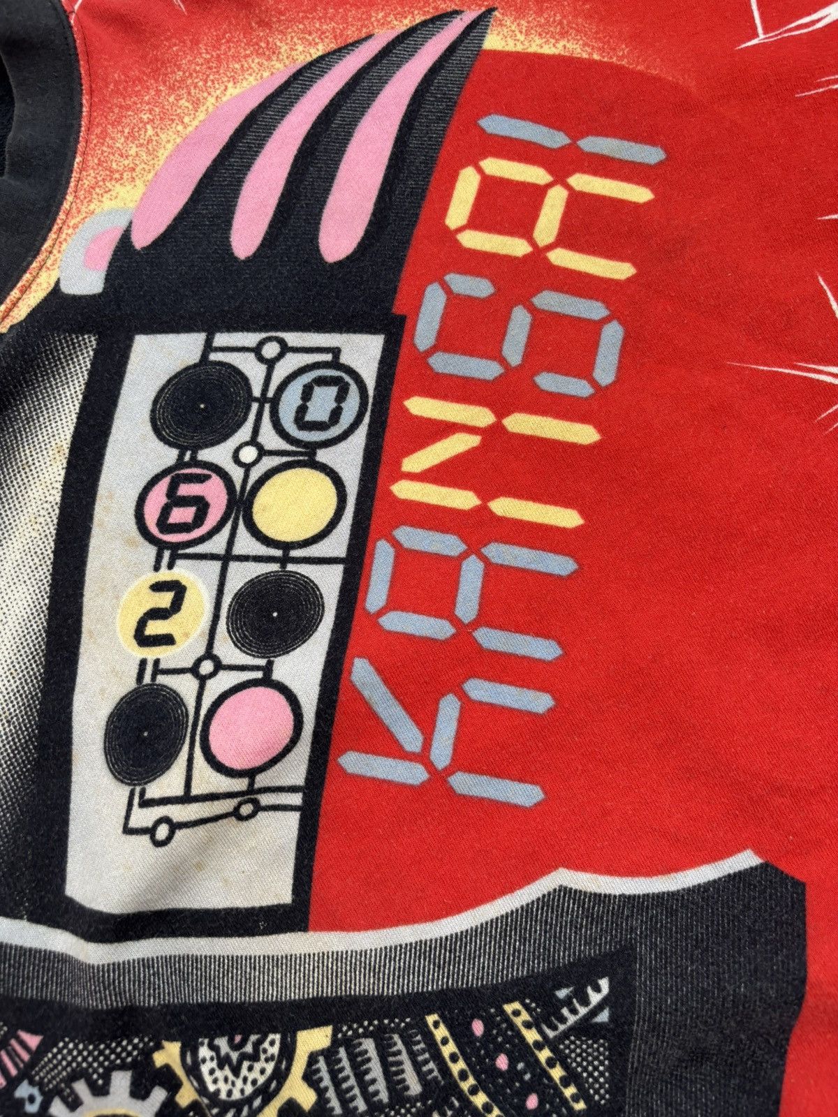 Kansai Yamamoto 1980s Robot Print Sweatshirt Size US M / EU 48-50 / 2 - 4 Thumbnail