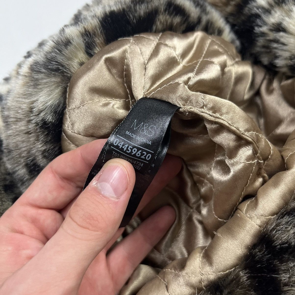 Hysteric Glamour Y2K Panther Faux Fur Ushanka Vintage Fuzzy Warm Trapper Hat Size ONE SIZE - 5 Thumbnail