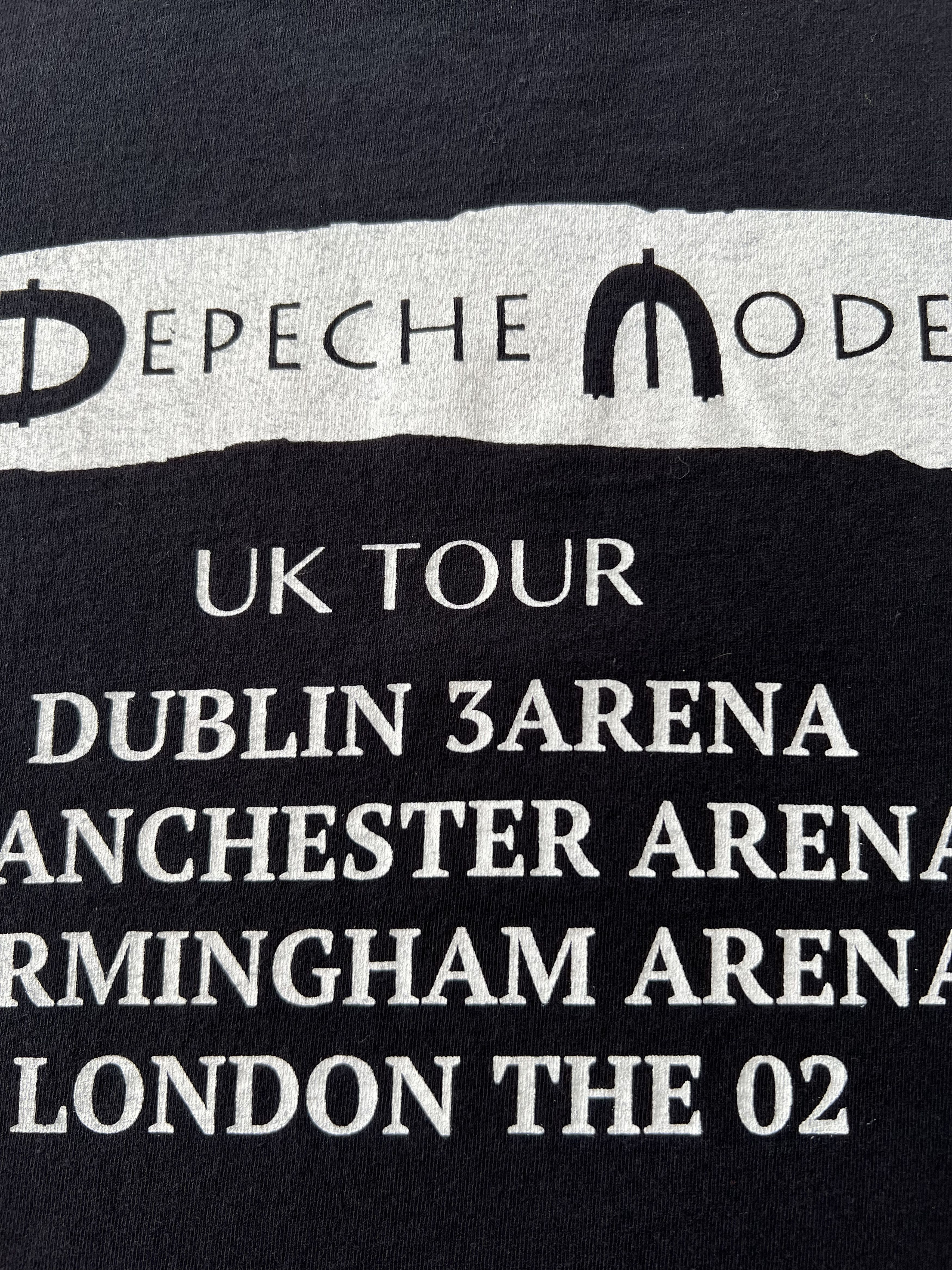 Band Tees Vintage 2000s Depeche Mode Global Spirit Tour Black T-shirt Size US M / EU 48-50 / 2 - 12 Thumbnail