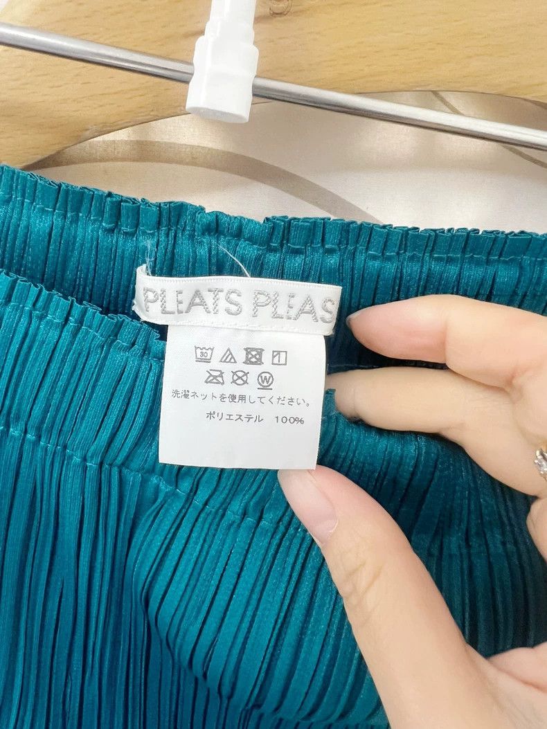 Issey Miyake Issey Miyake size:2 Blue-green pleated pants Size 42" / US 20 - 5 Thumbnail