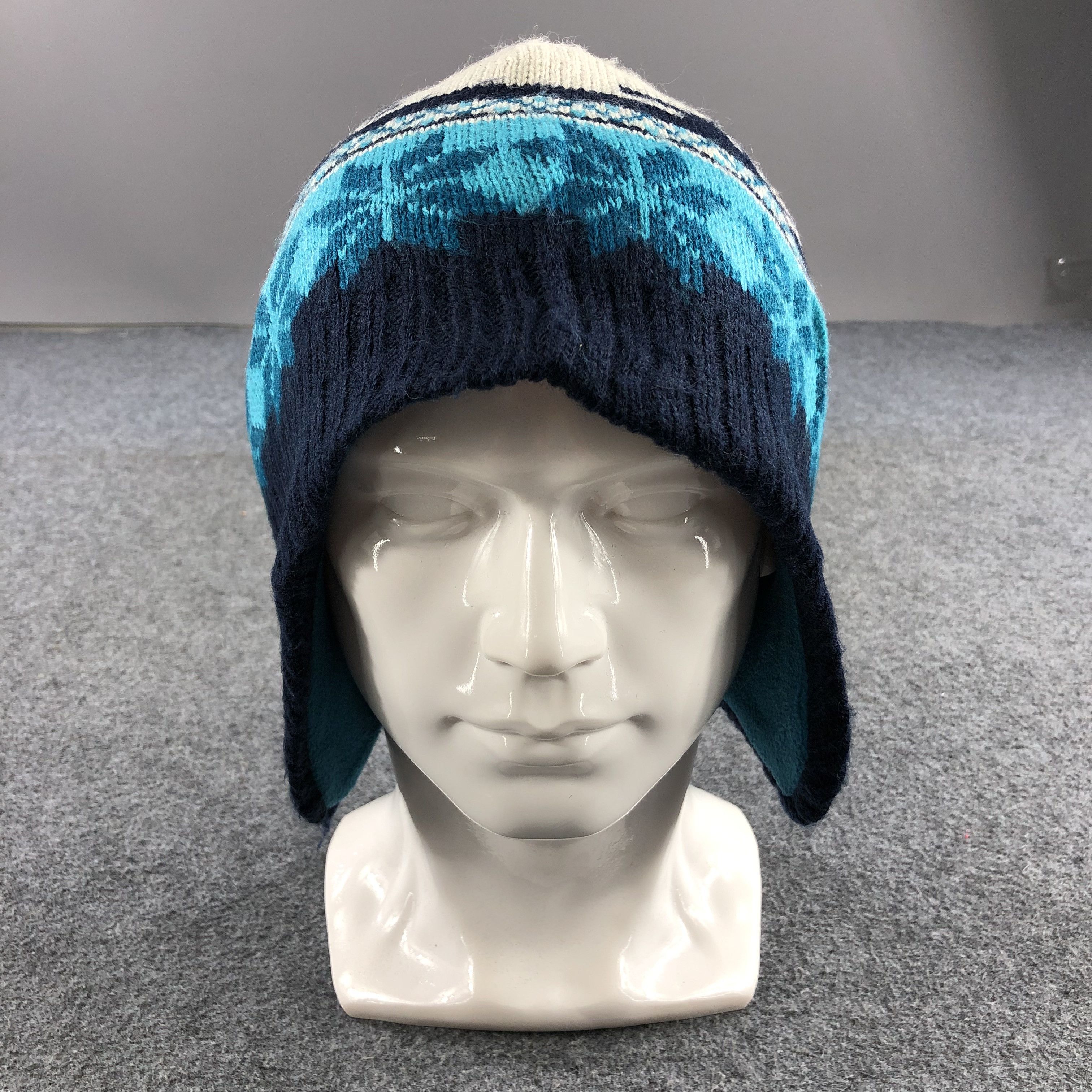 H&M H&M Fair Isle Earflap Beanie Snowcap Snow Hat B284 Size ONE SIZE - 1 Thumbnail