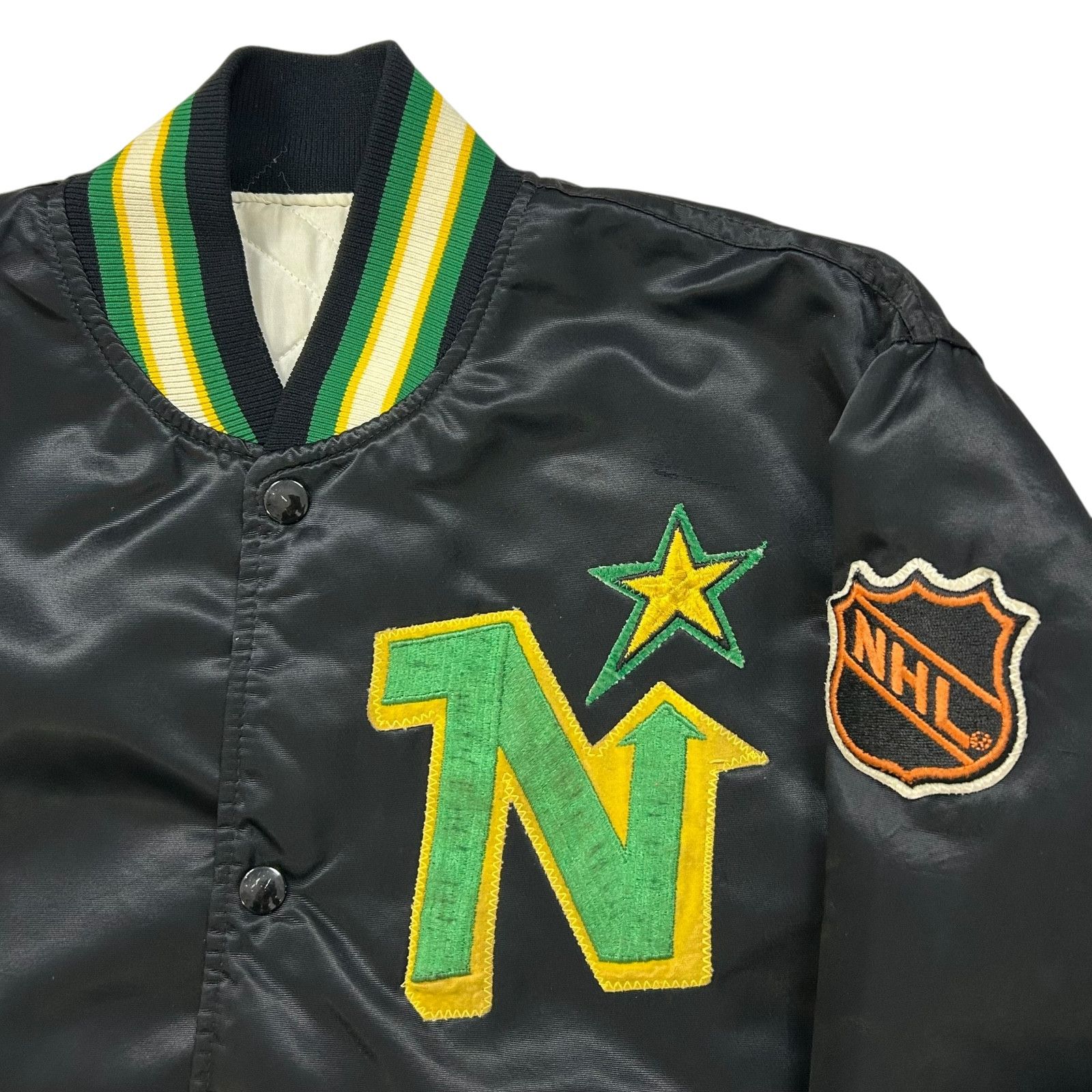 NFL VTG 90s NHL MINNESOTA NORTH STARS STARTER SATIN JACKET Size US M / EU 48-50 / 2 - 2 Thumbnail