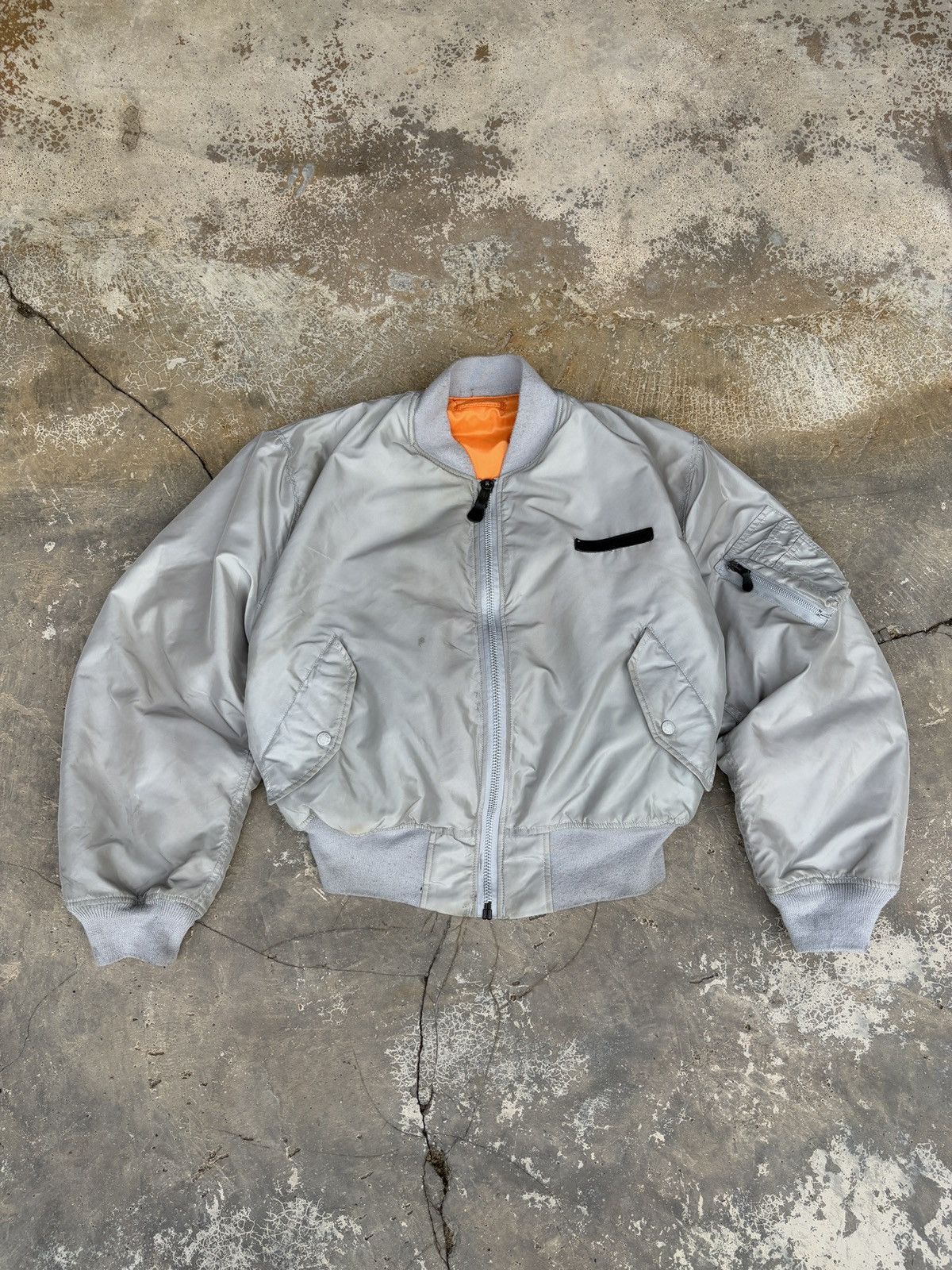Avirex × Vintage Vintage Avirex Ma-1 Intermediate Bomber Jacket Reversible Size US L / EU 52-54 / 3 - 1 Thumbnail