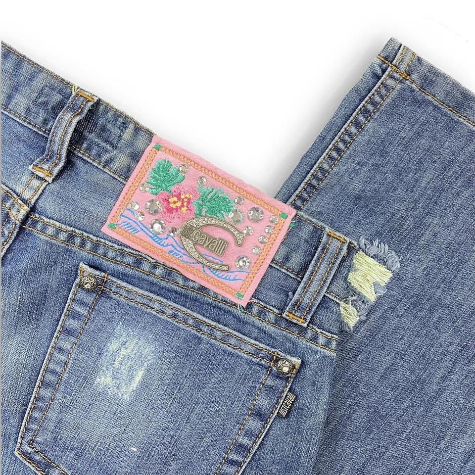Just Cavalli Just Cavalli Low Rise Jeans Size 28" / US 6 / IT 42 - 3 Thumbnail