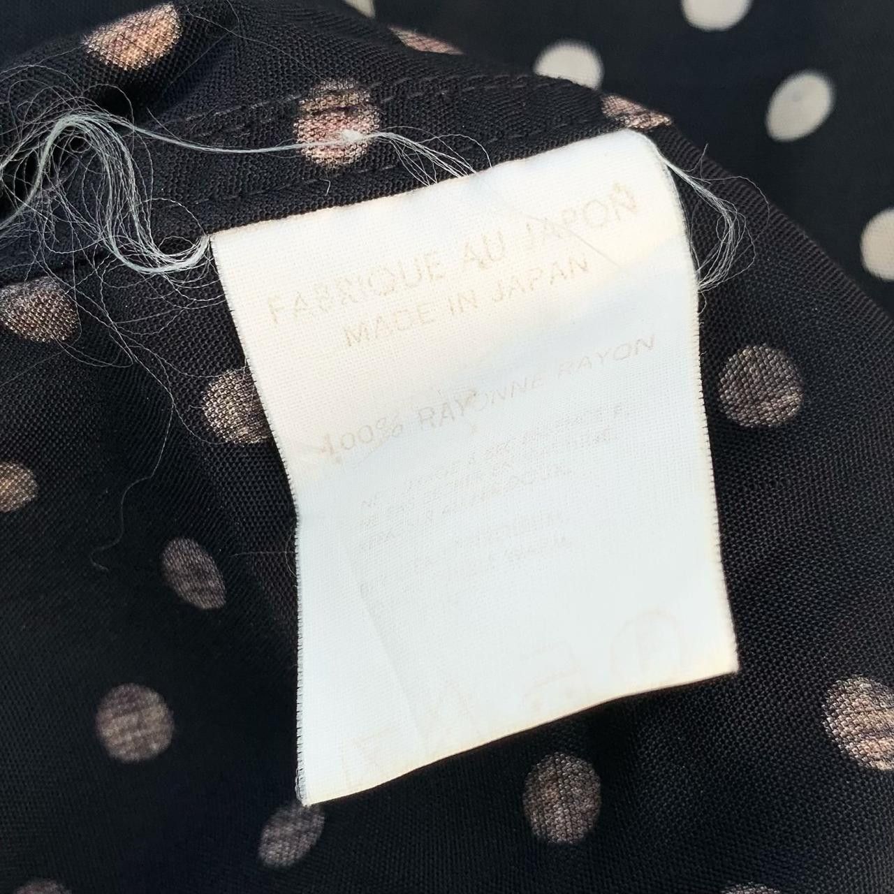 Yohji Yamamoto 💥Y's for Men Yohji Yamamoto Polkadot Shirt Size US XL / EU 56 / 4 - 5 Thumbnail