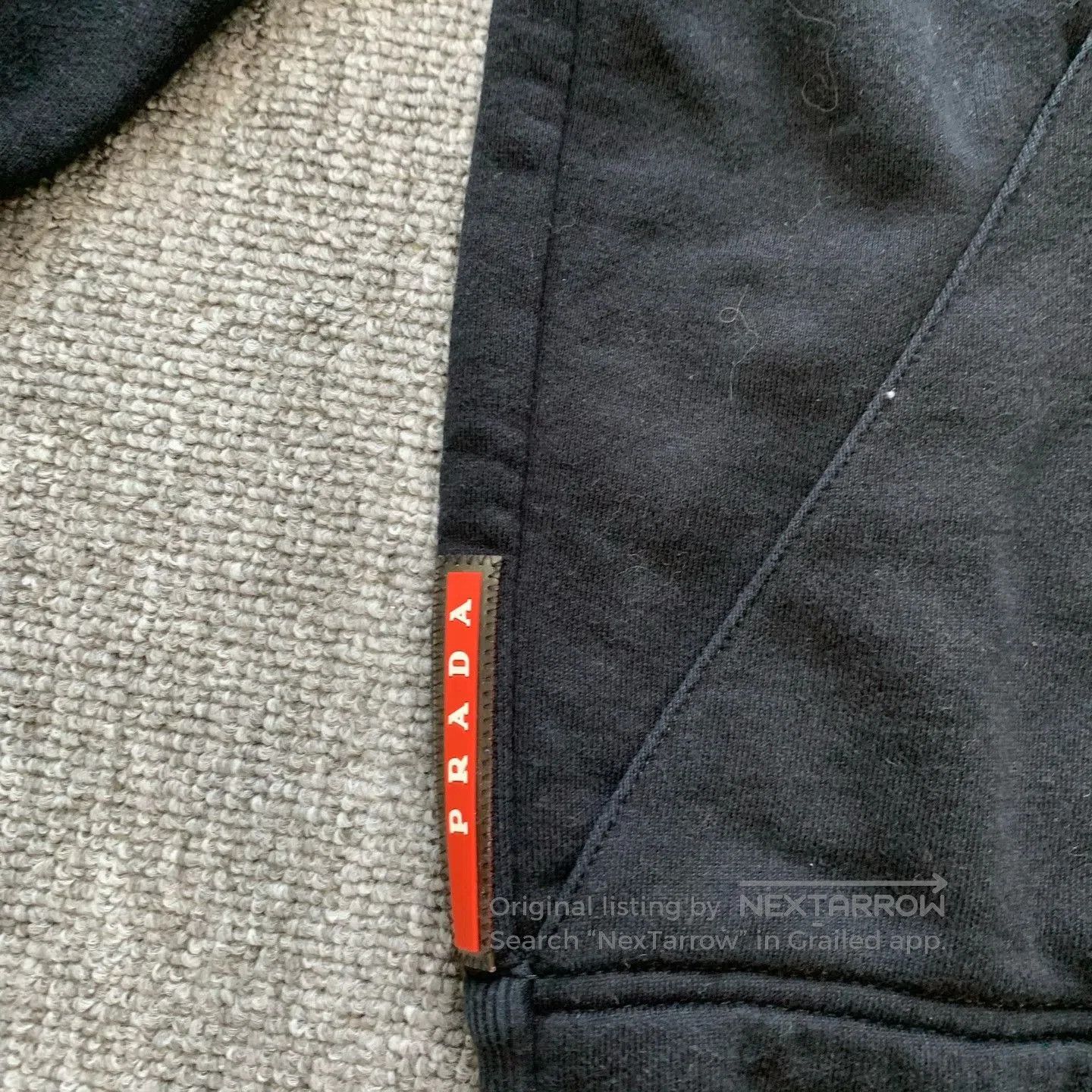 Prada Prada Black Zip-Up Hooded Jacket. Size US L / EU 52-54 / 3 - 6 Thumbnail