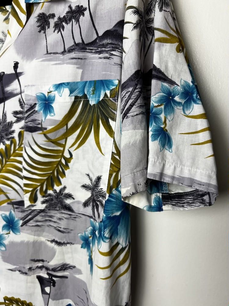 Vintage Vintage Hawaii Blues Island Hawaiian Button Up Shirt Size US M / EU 48-50 / 2 - 3 Thumbnail