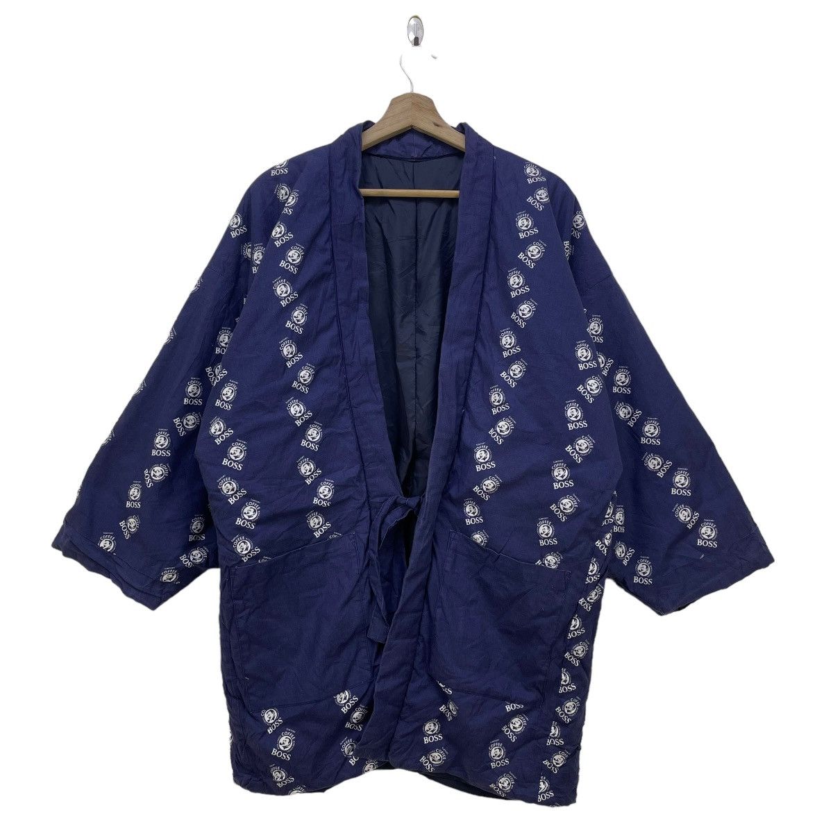 Japanese Brand Vintage Coffee Suntory Monogram Kimono Jacket Size US M / EU 48-50 / 2 - 1 Thumbnail