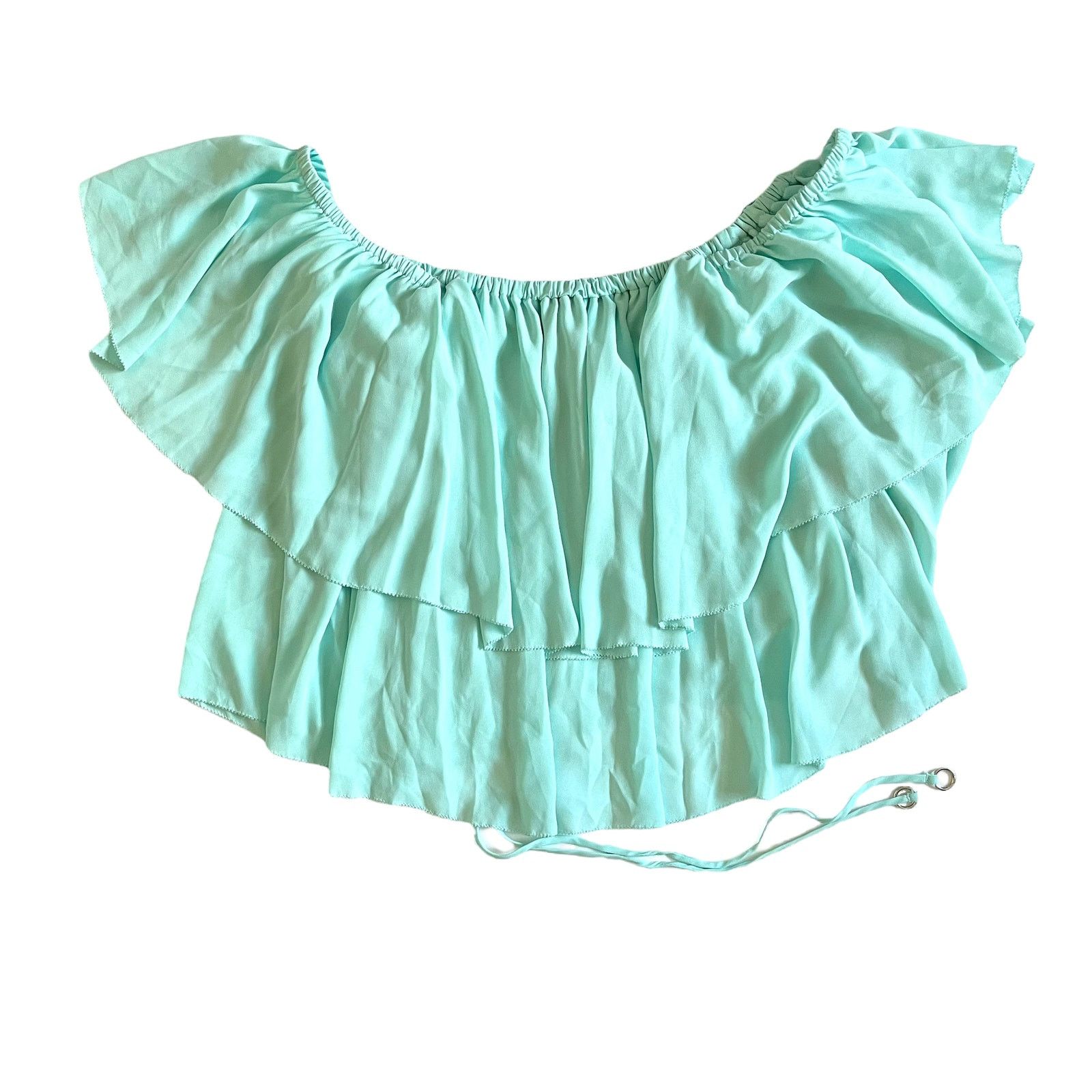 Cinq a Sept Cinq A Sept Carla Aruba Cold-Shoulder Crossover Halter Top Size S / US 4 / IT 40 - 3 Thumbnail