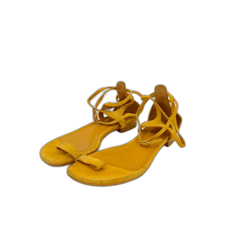 Hermes Hermes Yellow Casual Strappy Sandals Size 40 Size US 10 / IT 40 - 1 Thumbnail