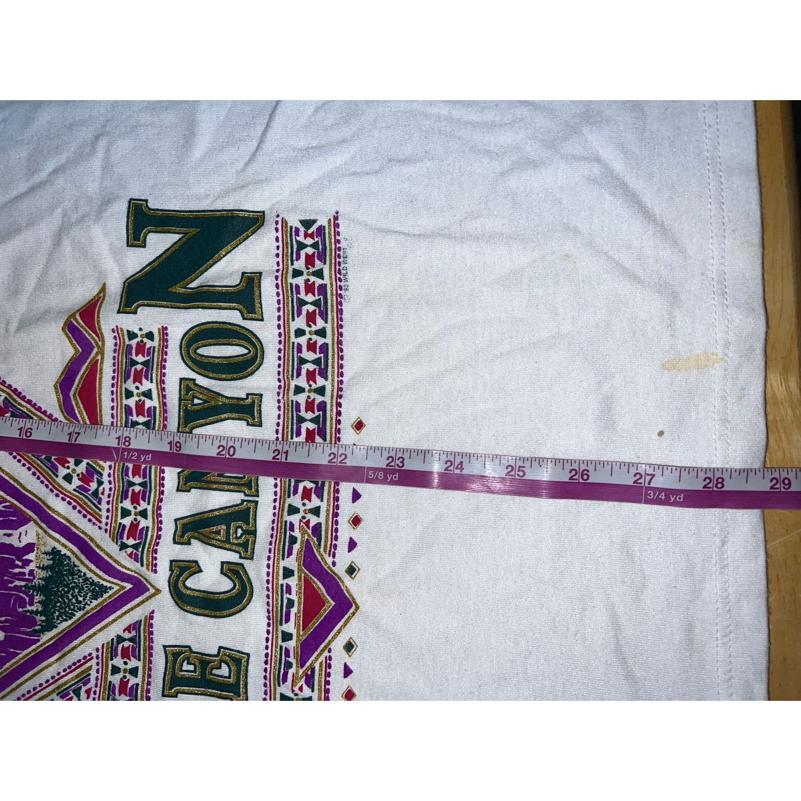 Jerzees Vintage Bryce Canyon Shirt Test Print Stained Paint 90s L Size US L / EU 52-54 / 3 - 12 Thumbnail